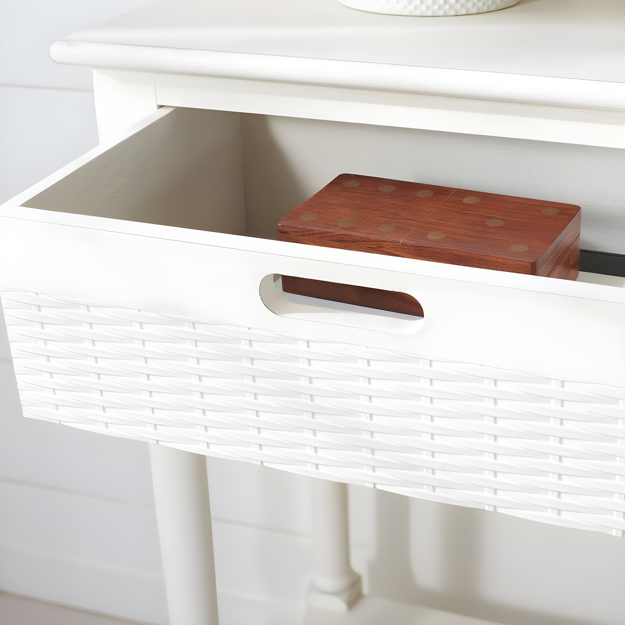 Landers 2 Drawer Console Table - CNS5710A - Off-White - Safavieh
