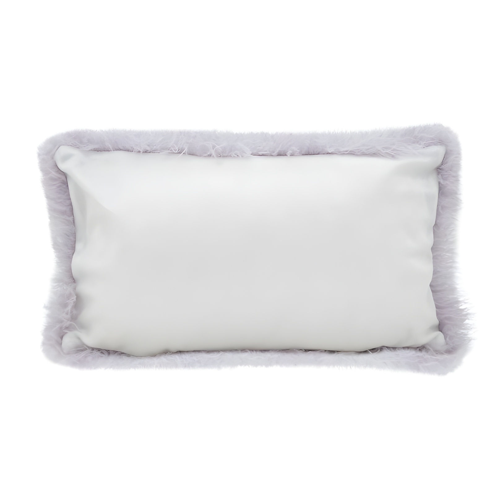 Faux Mongolian Collection Faux Fur Lumbar Throw Pillow