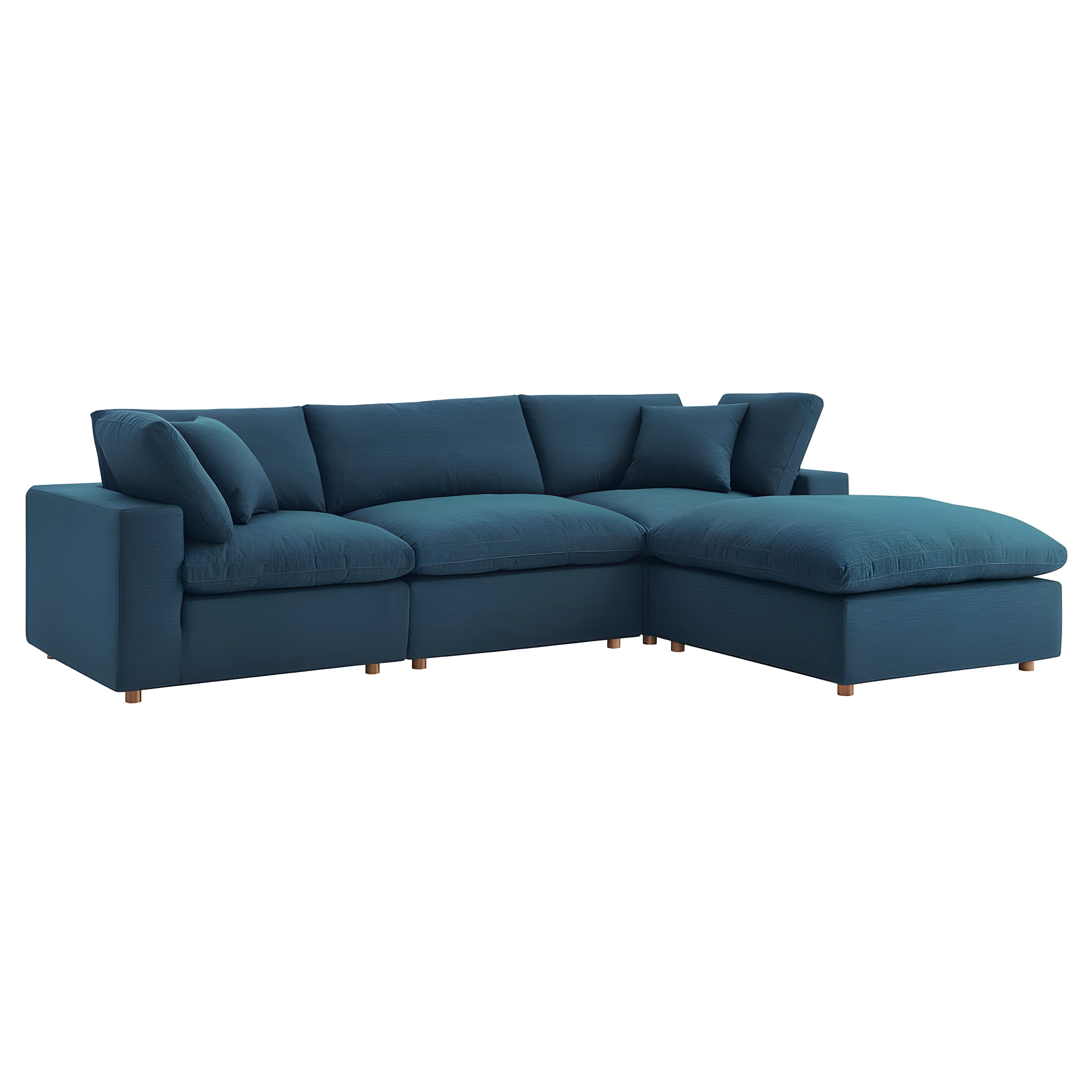 Modway Copper Grove Hrazdan Down-filled 4-piece Sectional Sofa Set