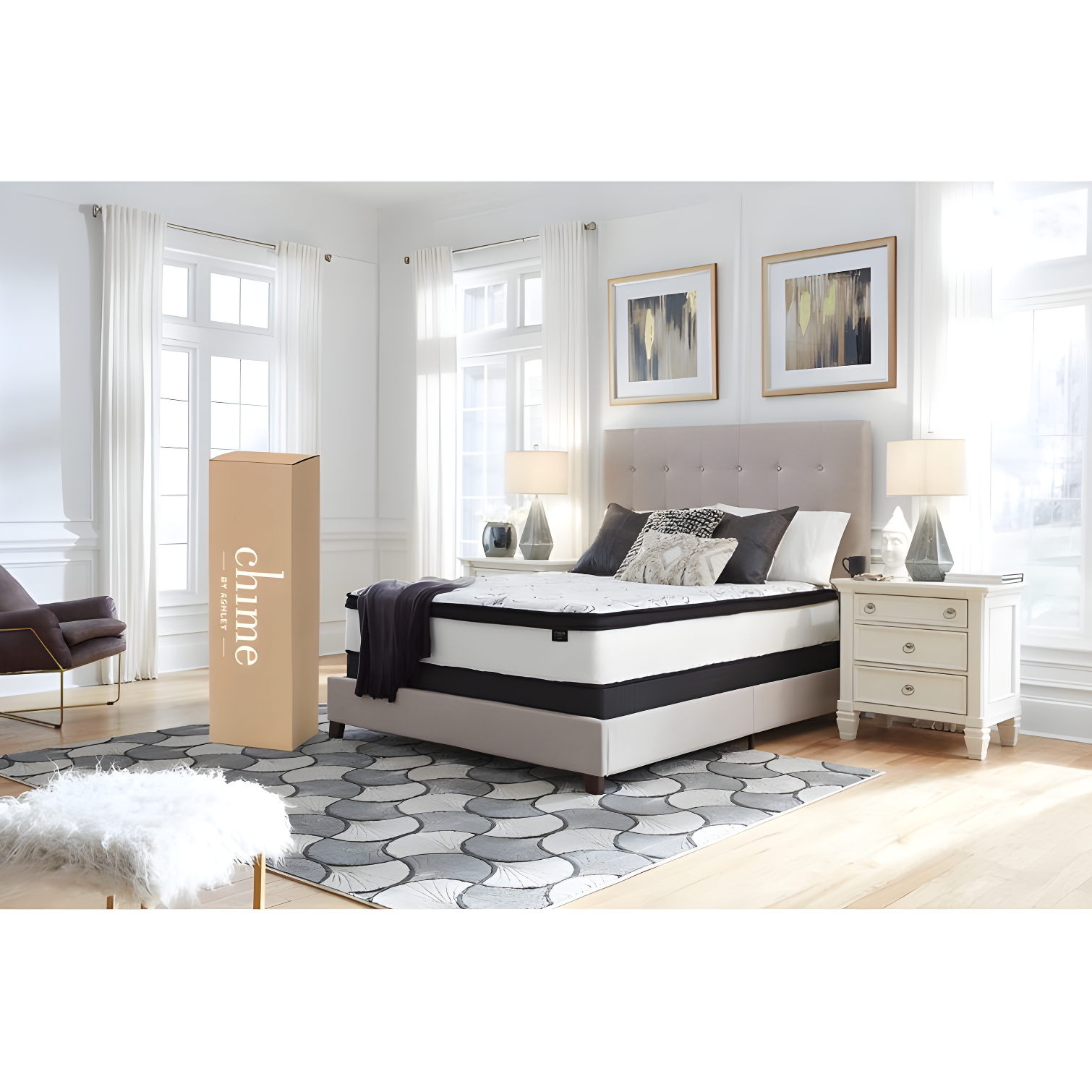 Chime 12" Ultra Plush Hybrid Mattress