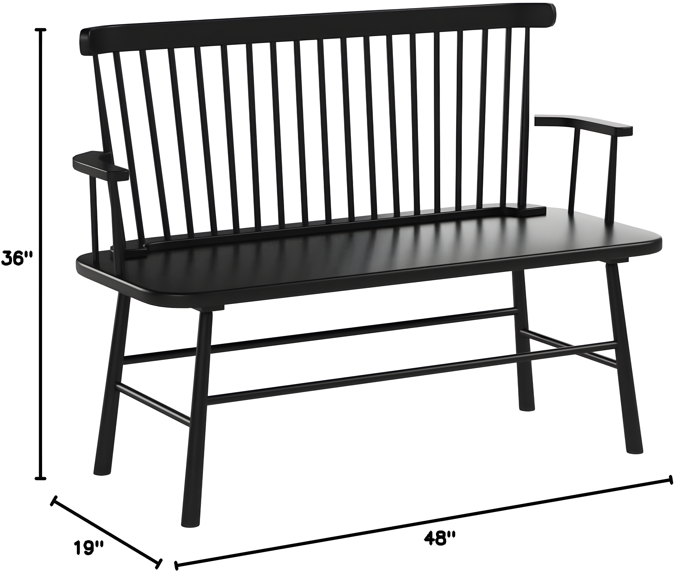 Dovecove Karlovy Wood Bench