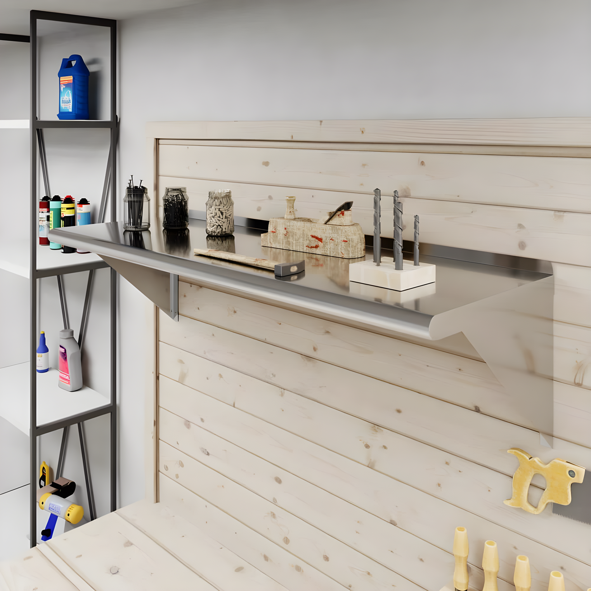 Amgood Utility Metal Wall Shelf.