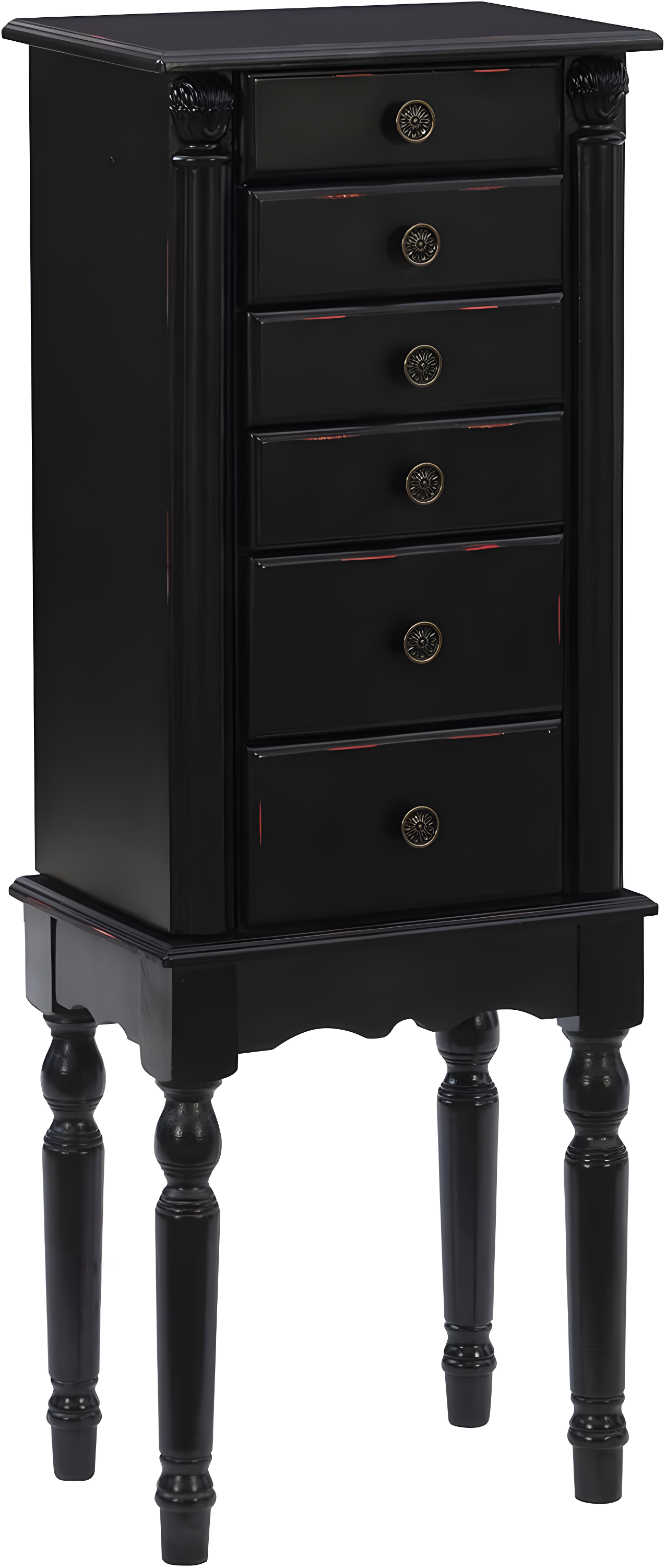 Powell Traditional Ebony Jewelry Armoire
