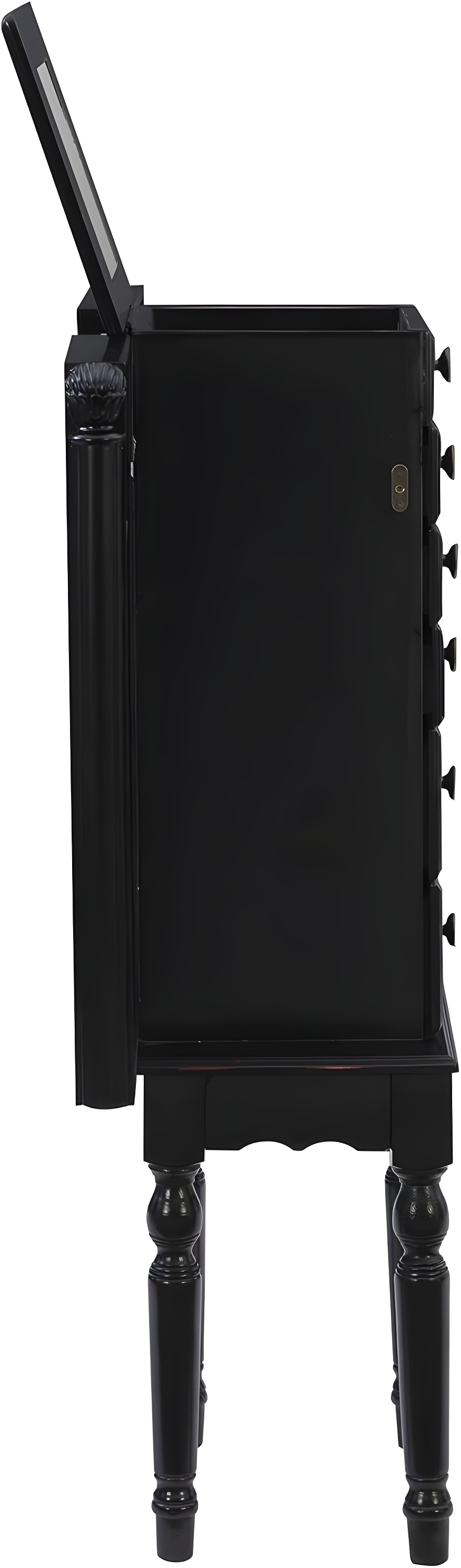 Powell Traditional Ebony Jewelry Armoire