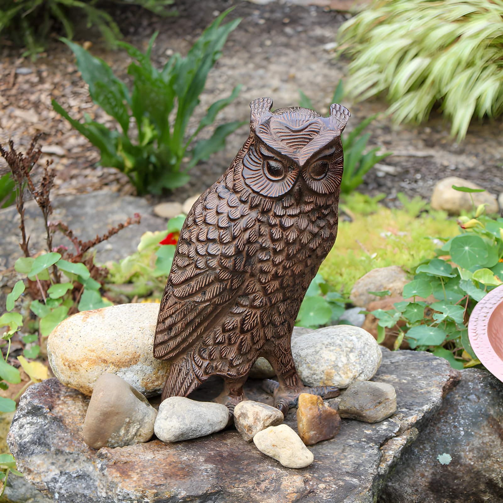 Millwood Pines Shaeffer Bird Metal Garden Statue