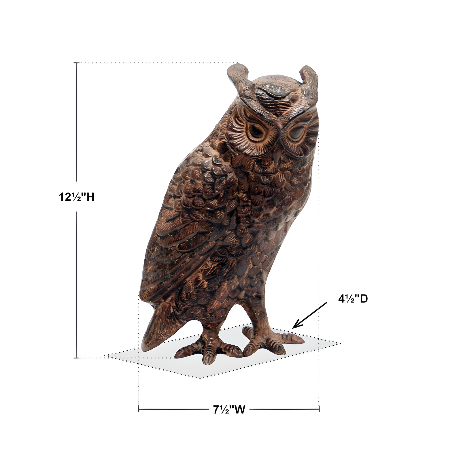 Millwood Pines Shaeffer Bird Metal Garden Statue