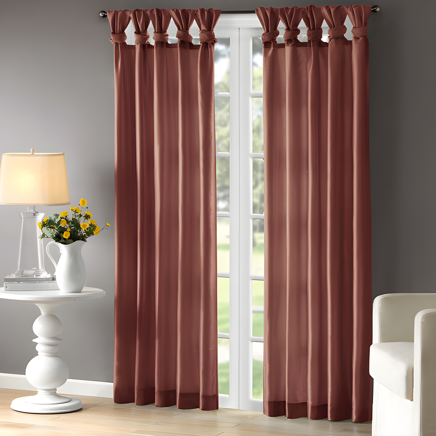 Madison Park Rivau Light-Filtering Single Curtain Panel