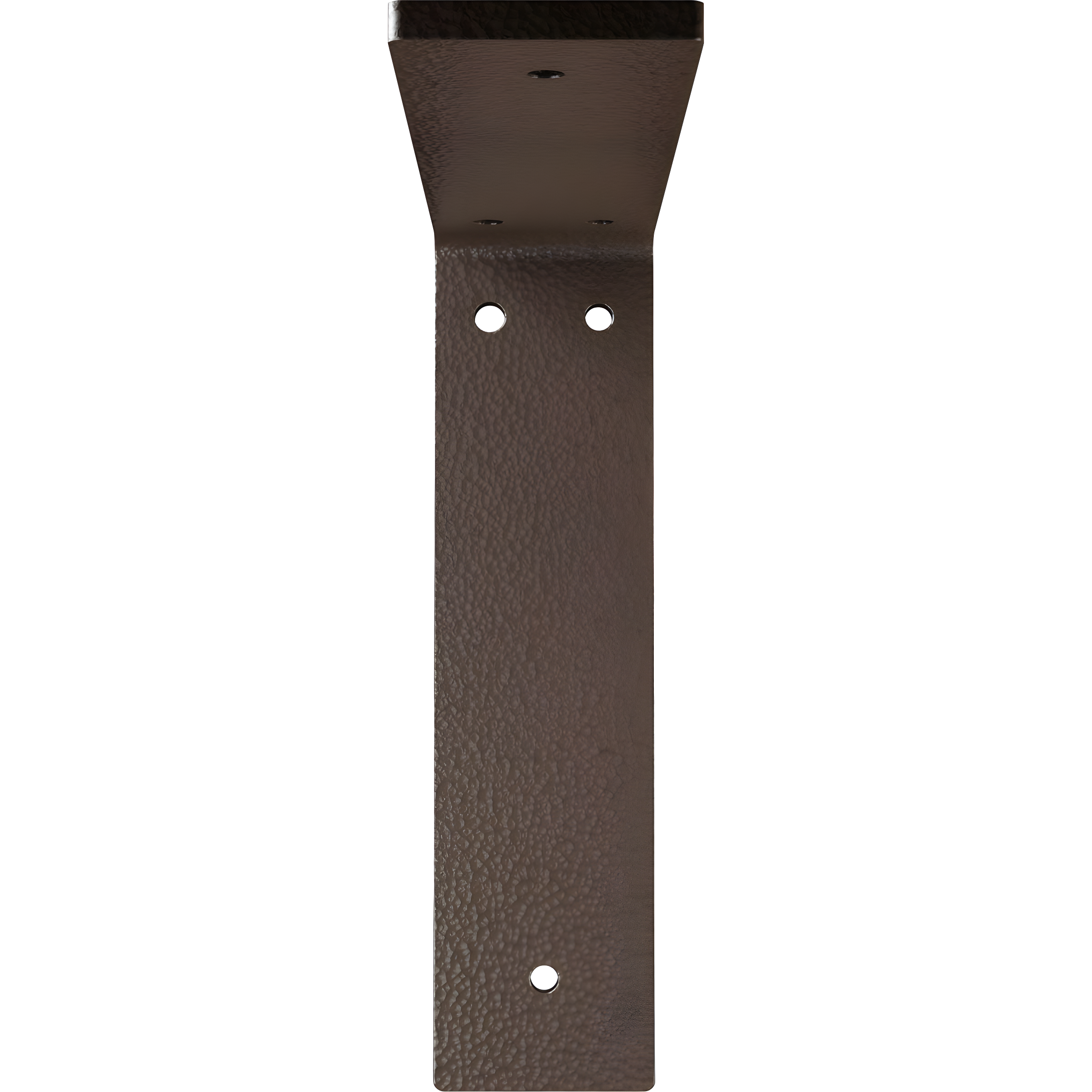 Ekena Millwork 2"W x 8"D x 8"H Hamilton Steel Bracket, Hammered Brown