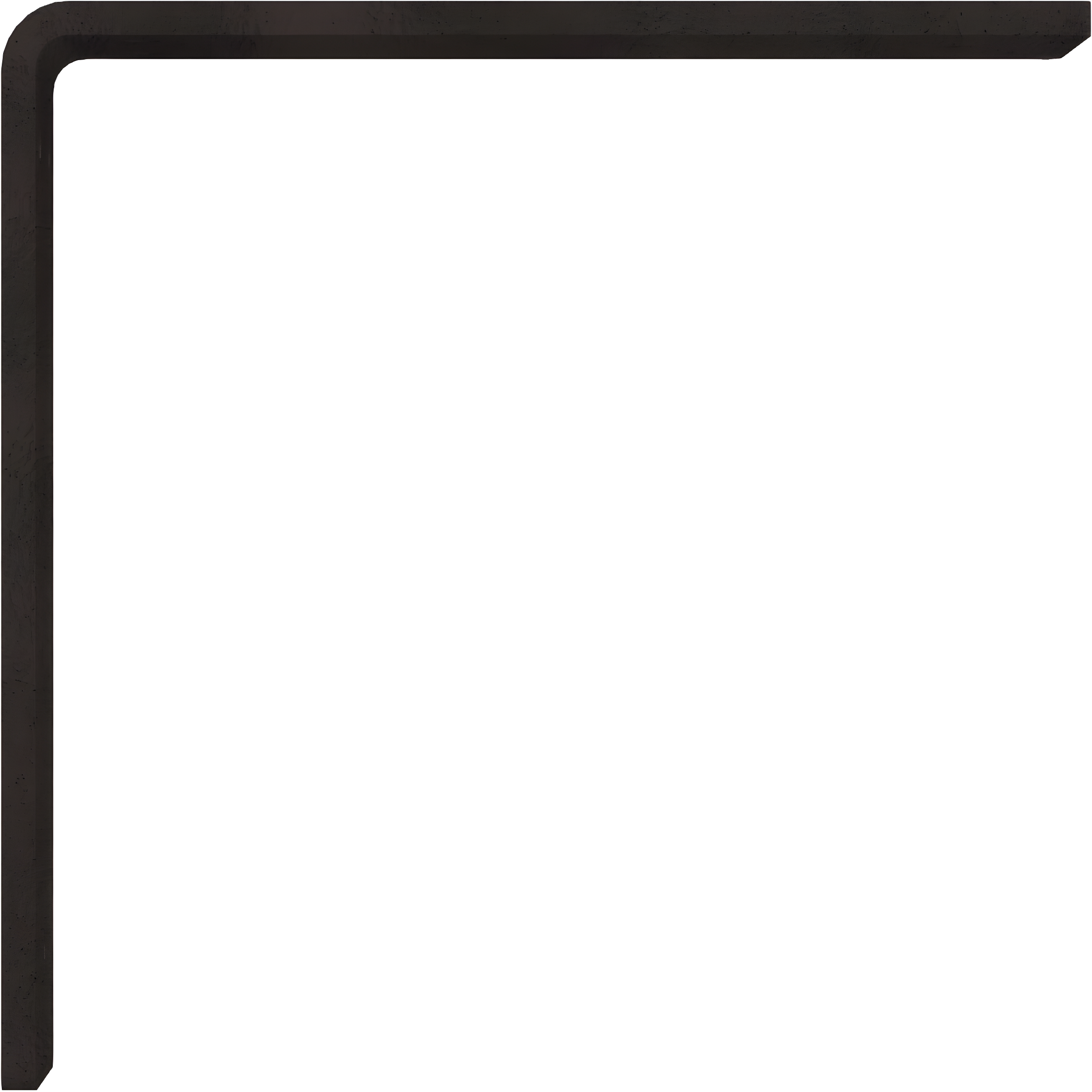 Ekena Millwork 2"W x 8"D x 8"H Hamilton Steel Bracket, Hammered Brown