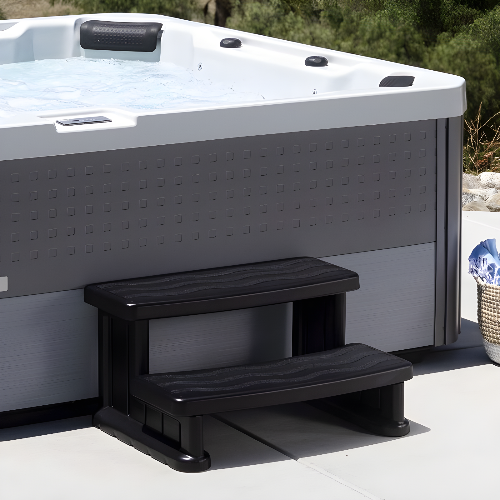 Lifesmart Spa Step for Square and Round Hot Tubs