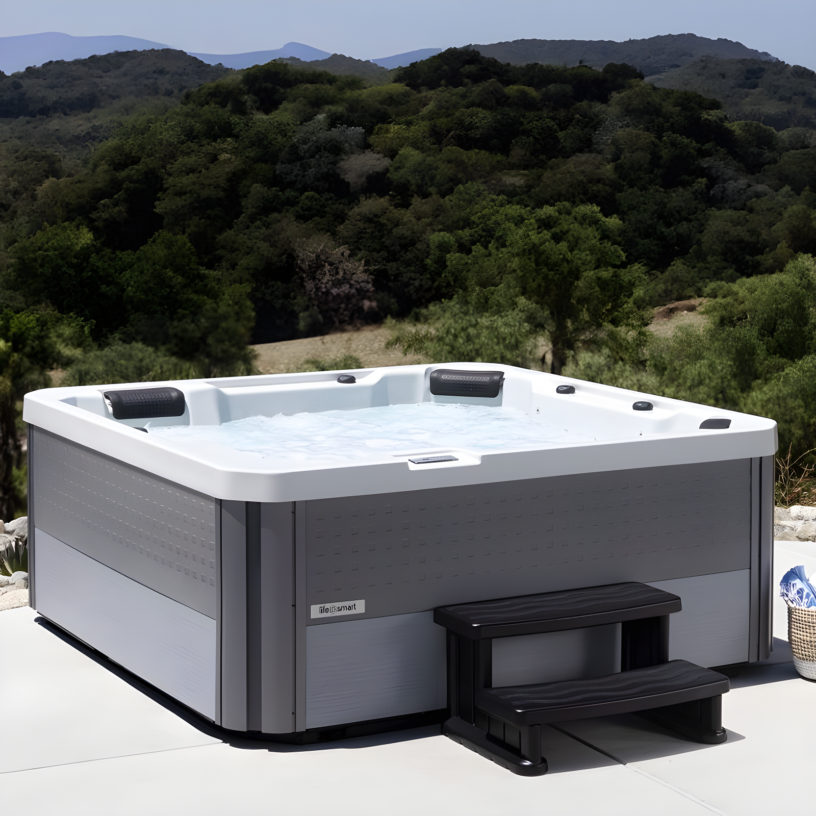 Lifesmart Spa Step for Square and Round Hot Tubs