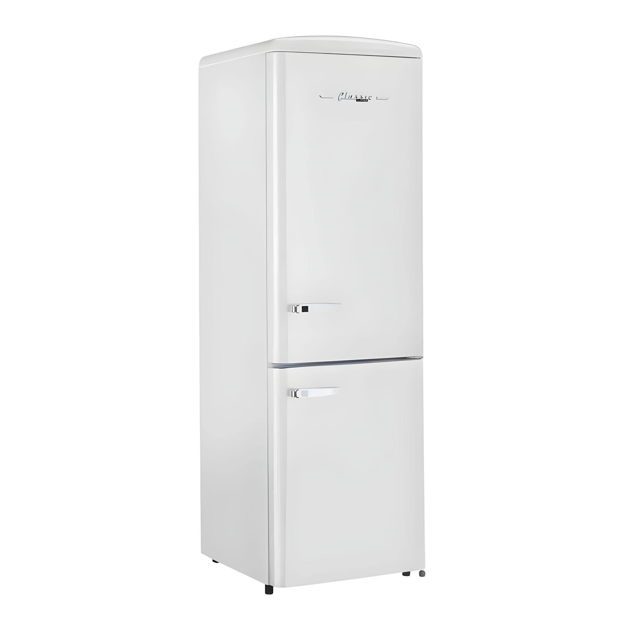 Unique Appliances Classic Retro 23.6" Frost-Free 11.7 cu. ft. Energy Star Certified Bottom Freezer Refrigerator UGP-330L W AC