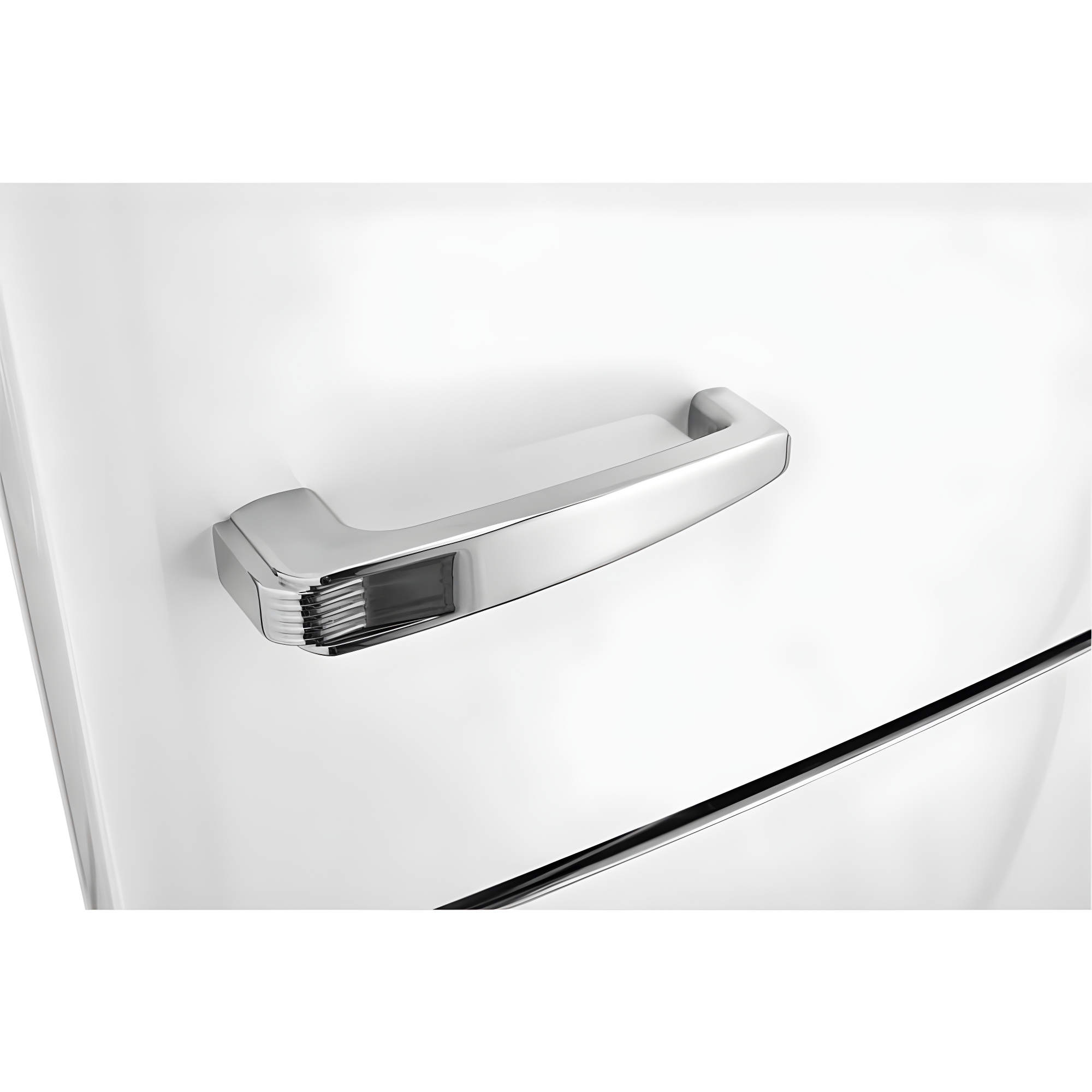 Unique Appliances Classic Retro 23.6" Frost-Free 11.7 cu. ft. Energy Star Certified Bottom Freezer Refrigerator UGP-330L W AC