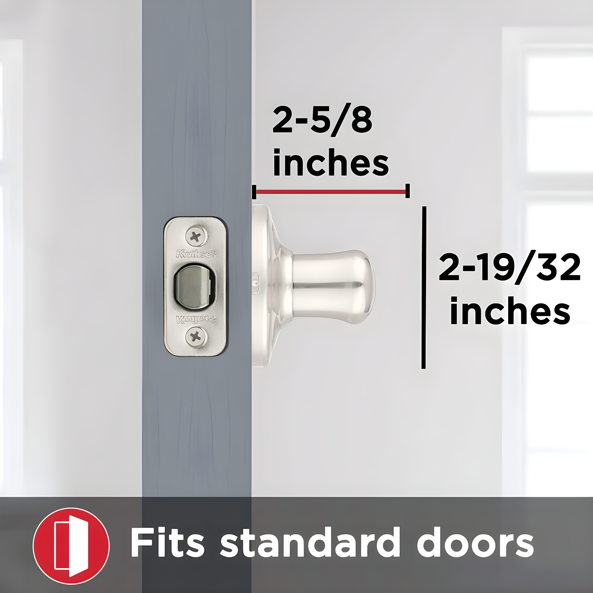 Tustin Single Dummy Door Lever with Rosette
