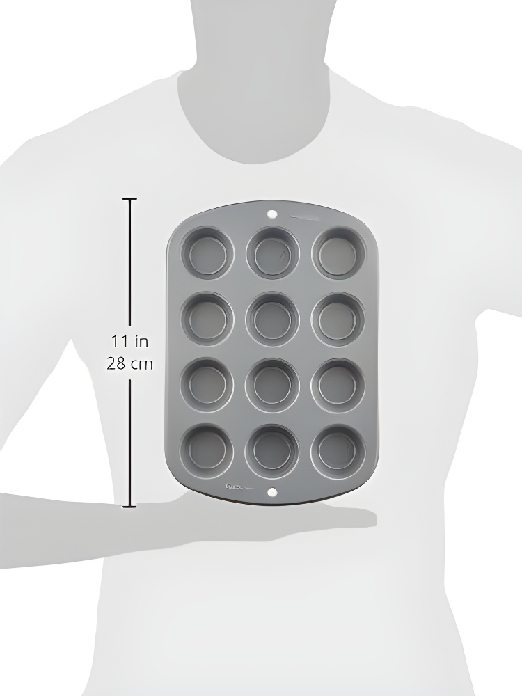 Wilton 3.4 in. W X 11.8 in. L Mini Muffin Pan Silver