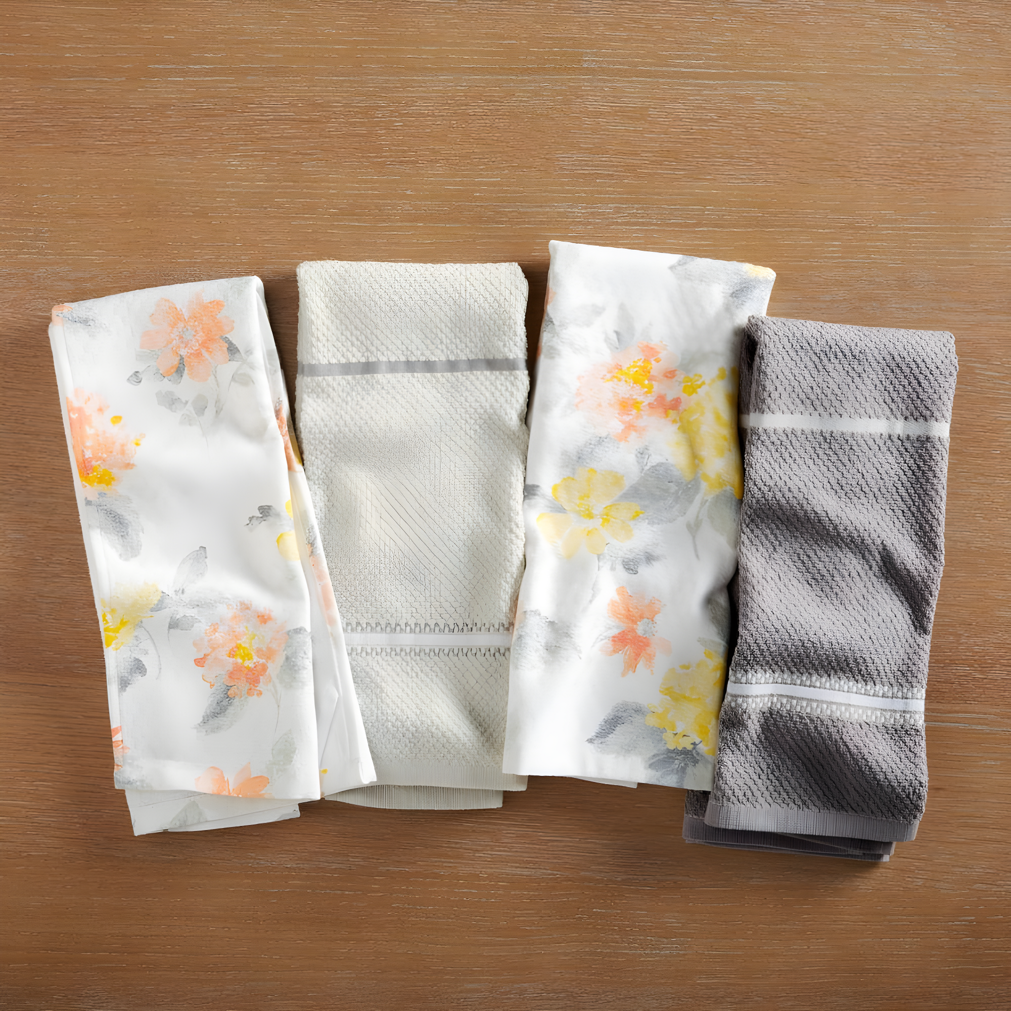 Martha Stewart Martha Stewart Amber Floral Kitchen Towel Set 4-Pack