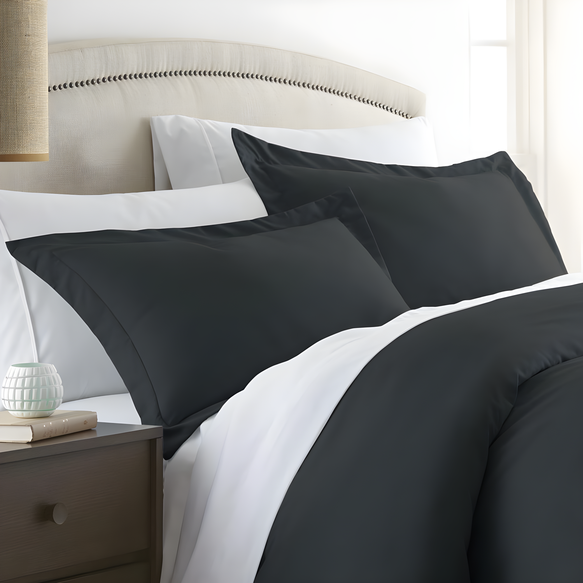 Pillow Shams 2-Pack Microfiber Ultra Soft Bedding (Set of 2)