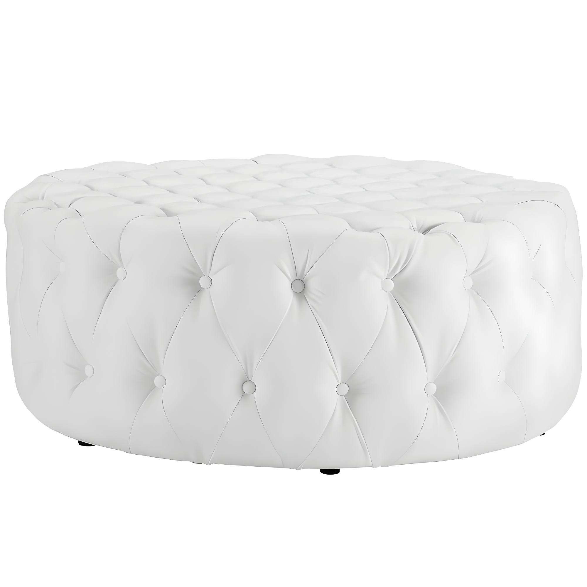 Modway Copper Grove Harrison Blue Amour Fabric Ottoman
