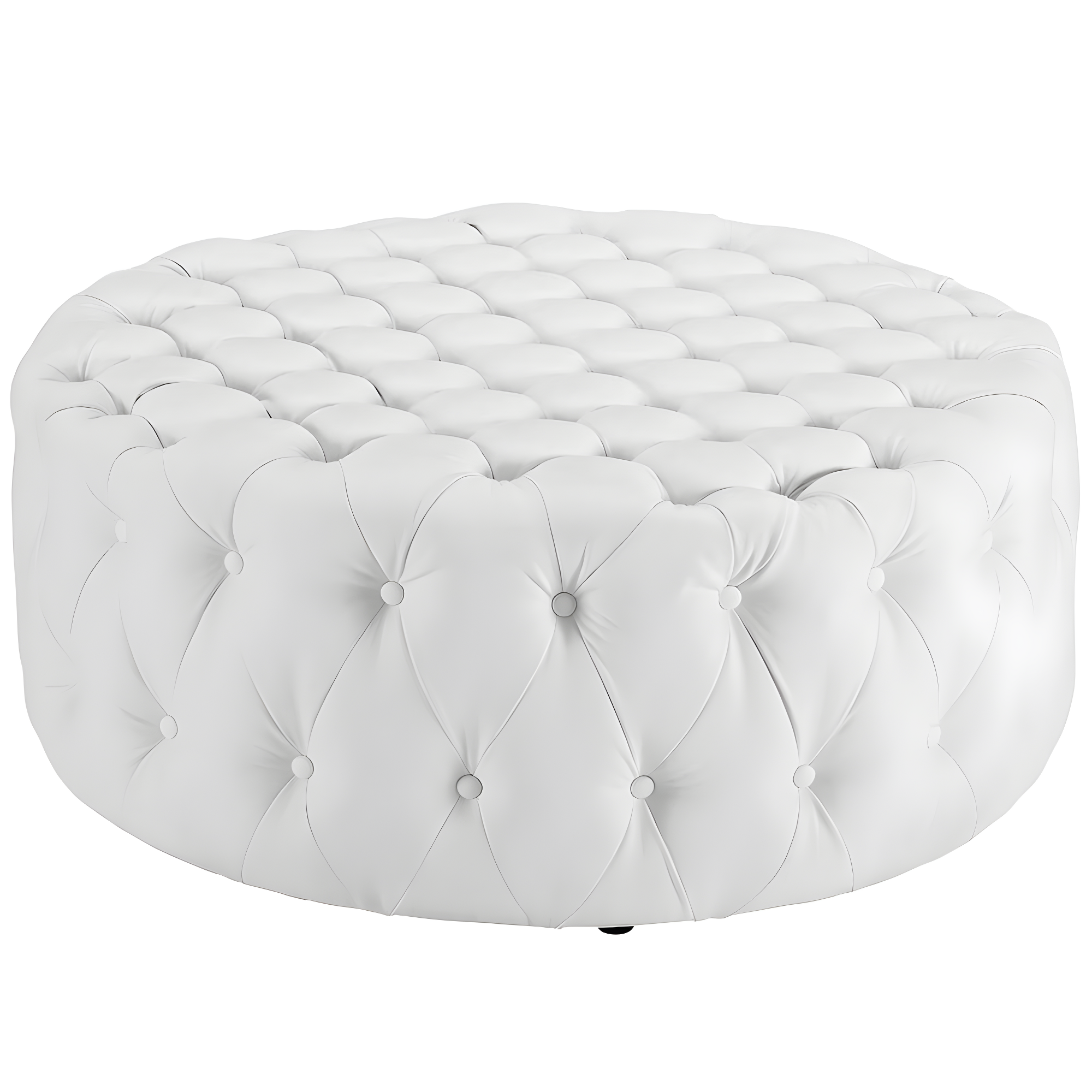 Modway Copper Grove Harrison Blue Amour Fabric Ottoman