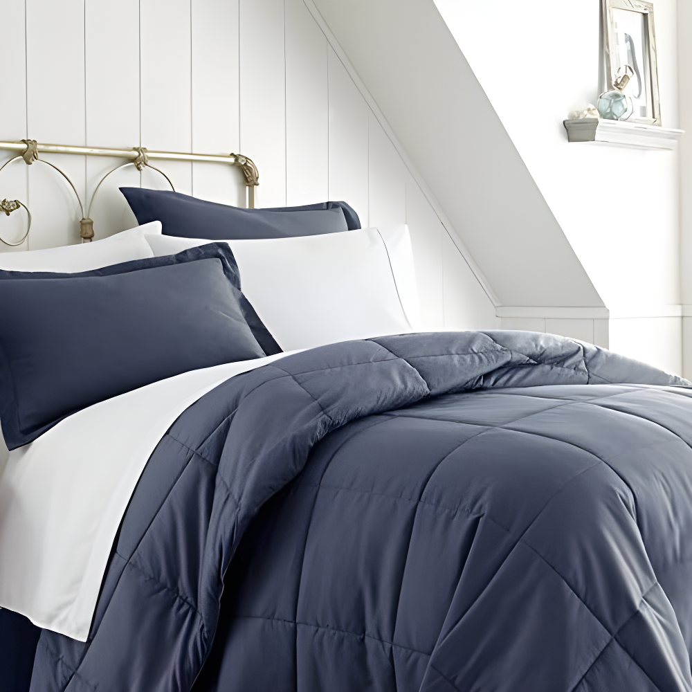 IEnjoy Home Simply Soft 8 Piece Microfiber Complete Bedding Set