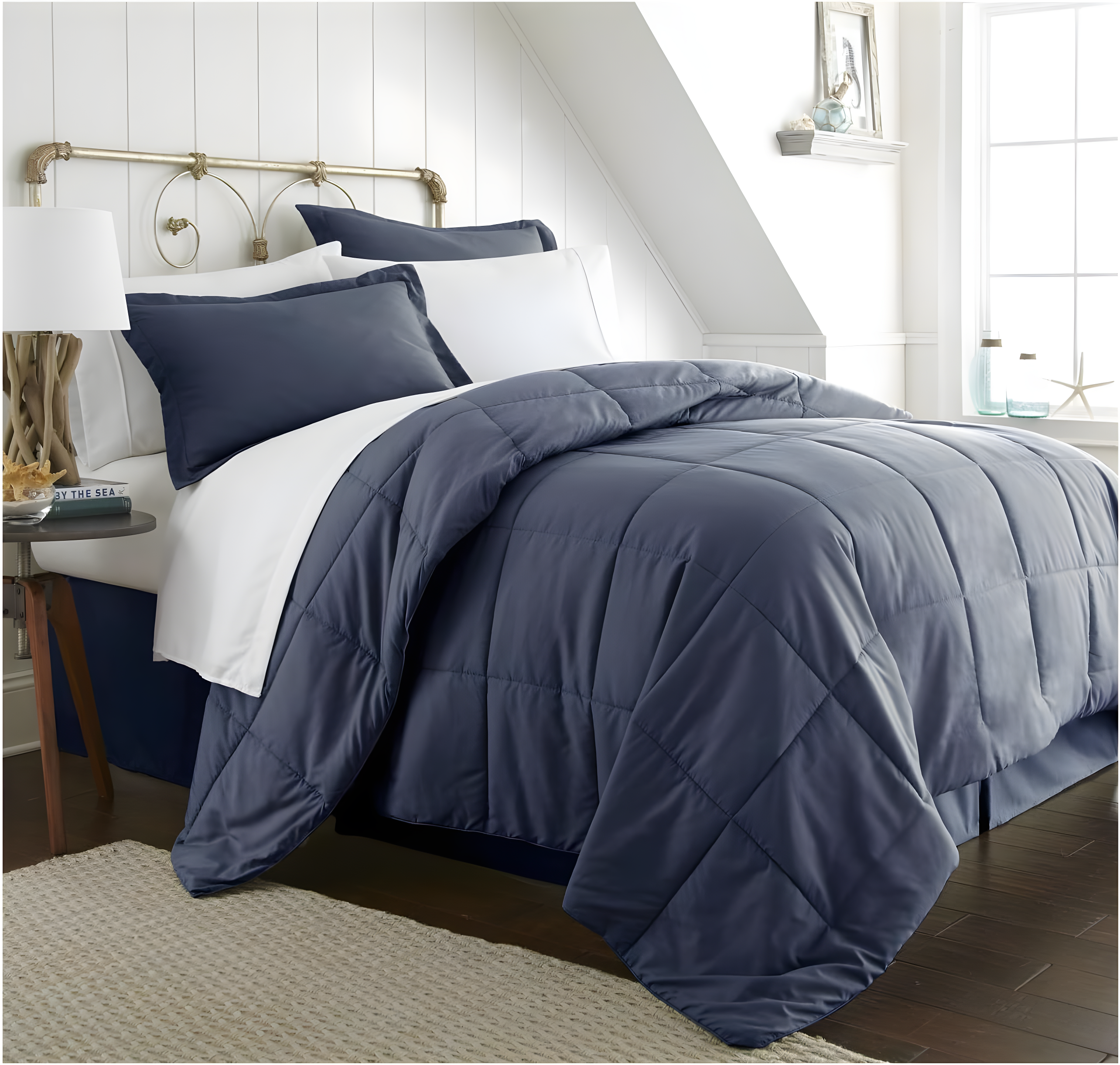 IEnjoy Home Simply Soft 8 Piece Microfiber Complete Bedding Set