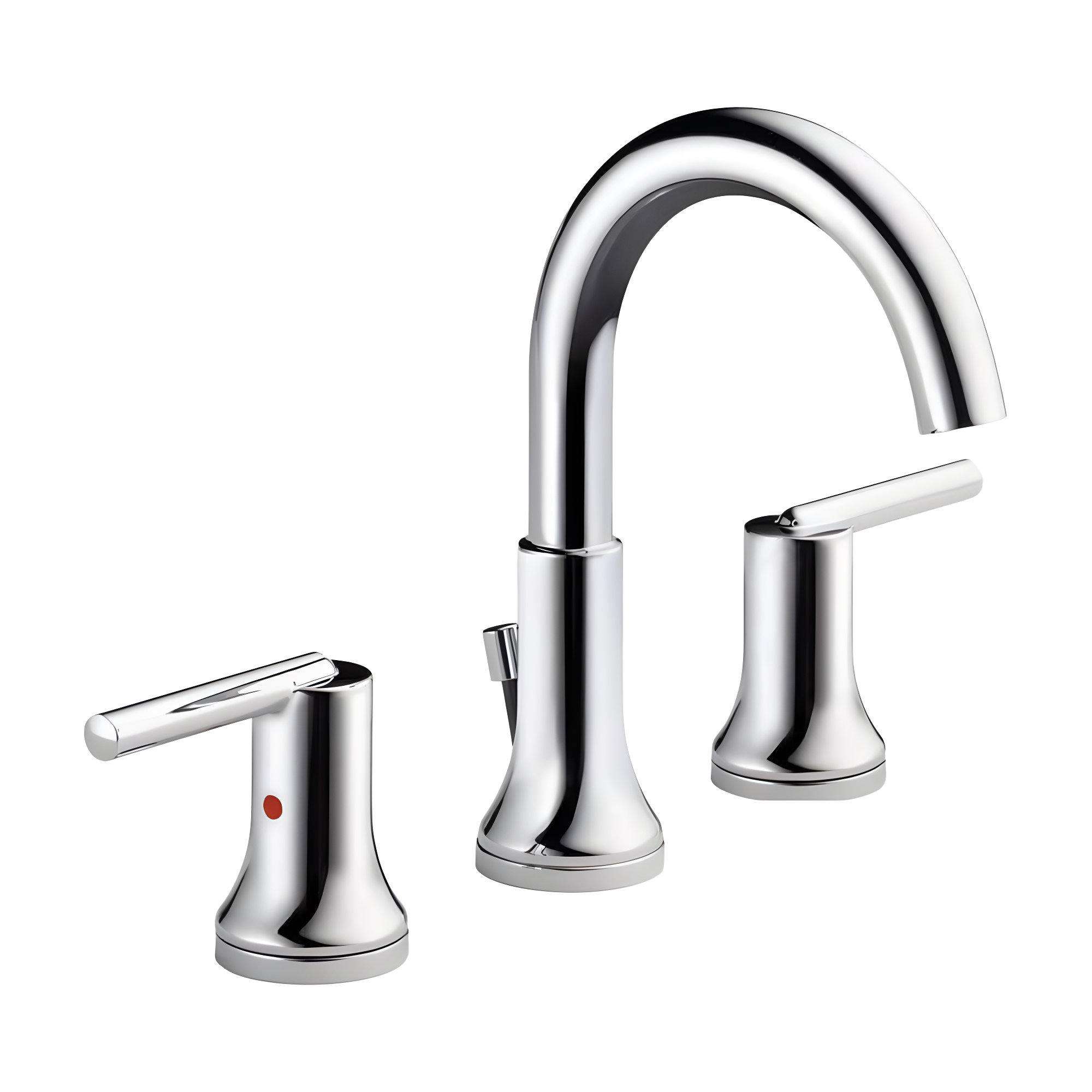Trinsic Widespread Bathroom Faucet 3 Hole, 2-handle Bathroom Sink Faucet with Drain Assembly