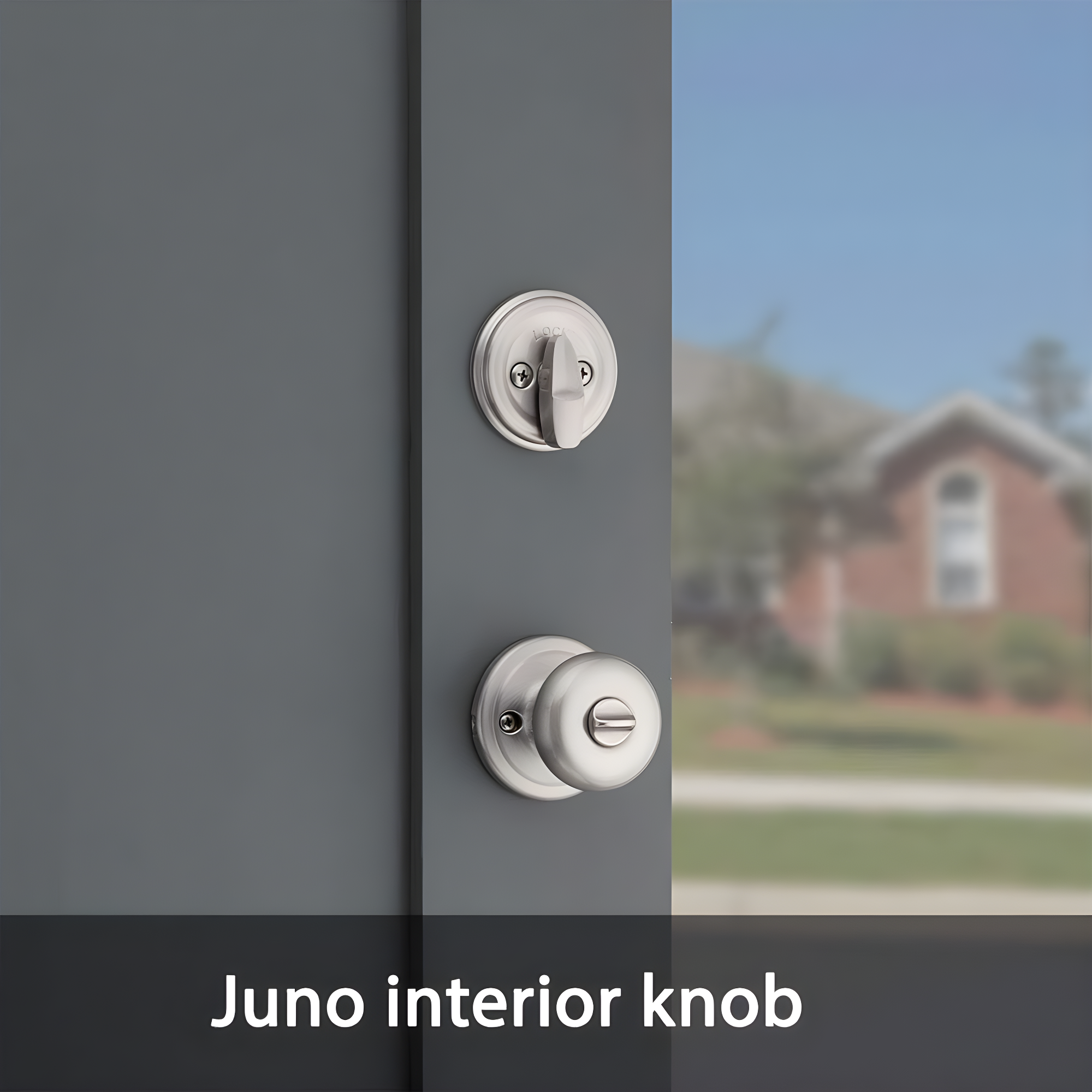 Kwikset Montara X Juno Knob SmartKey Deadbolt