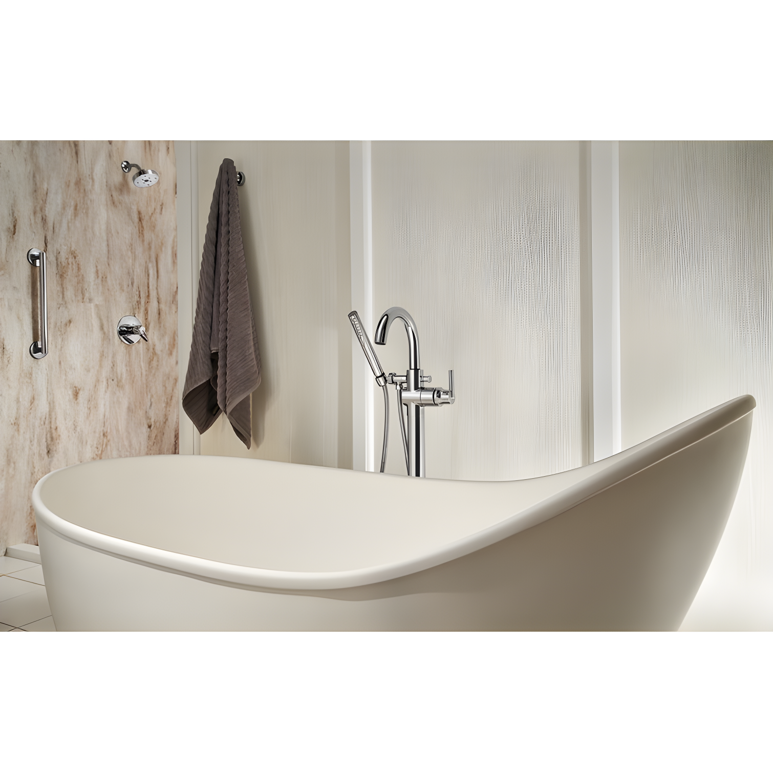 Trinsic Single Handle Floor Mounted Freestanding Tub Filler
