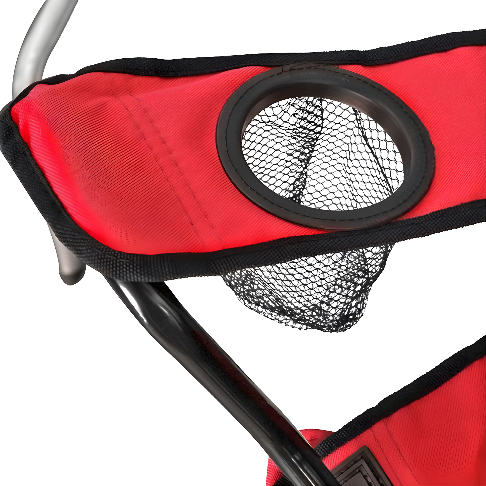 GoTeam Portable Double Folding Chair w/Removable Umbrella, Cooler Bag and Carry Case - Red
