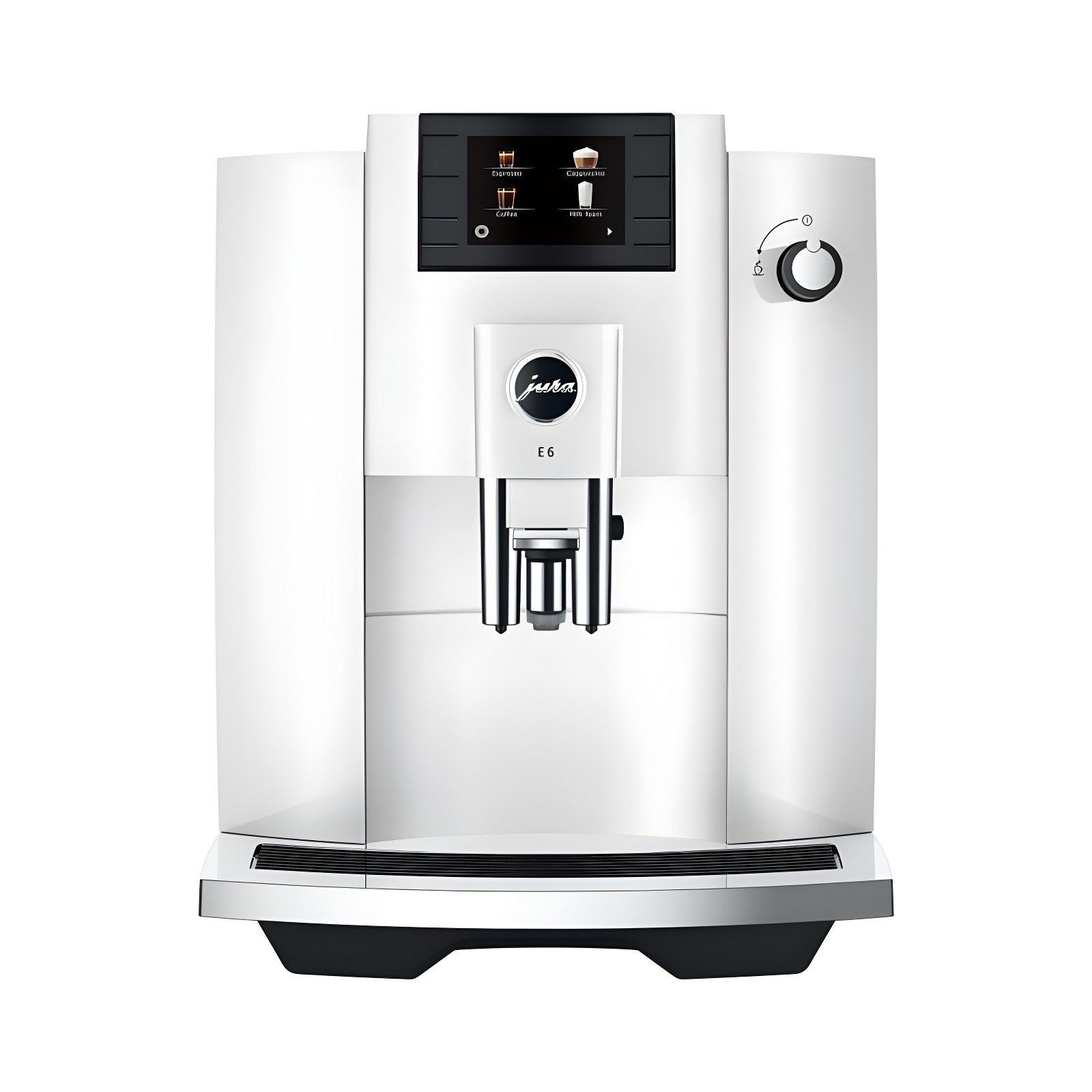 JURA ® E6 Piano White Espresso Machine