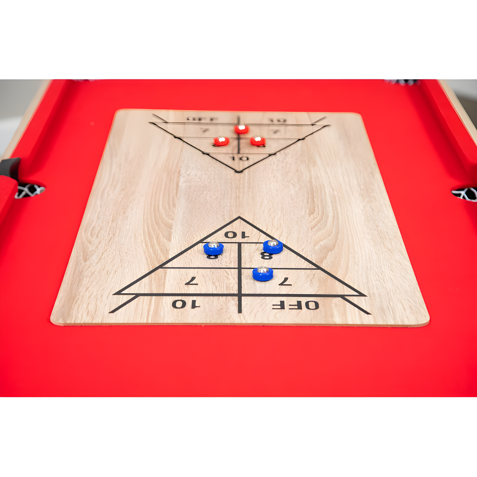 Hathaway Games Madison Multi Game Table with Foosball, Glide Hockey, Table Tennis, Billiards, Shuffleboard and Bowling