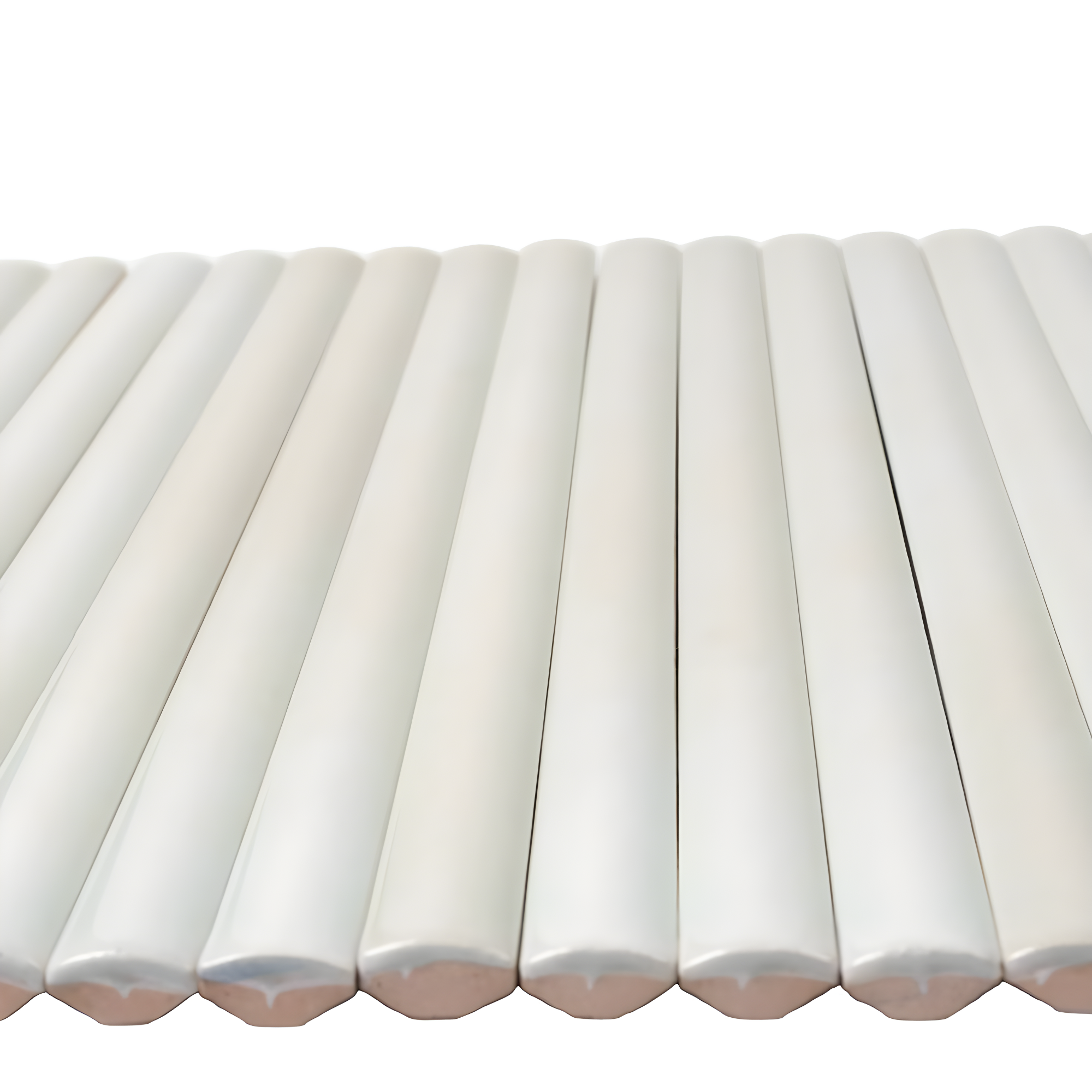 Apollo Tile Silken 7.9'' L x 0.5'' W Ceramic Round Tile Trim (Set of 10)