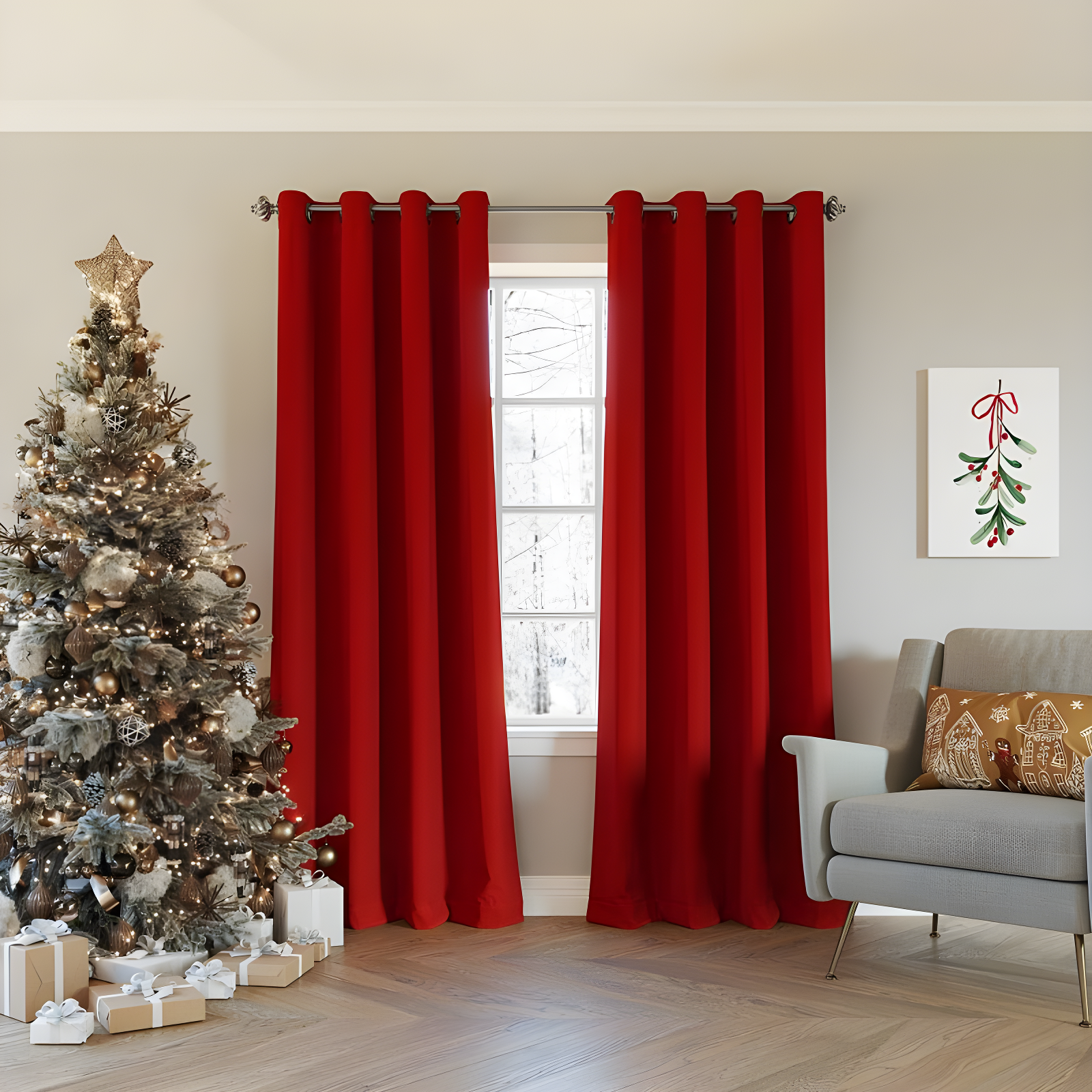 Sun Zero Oslo Theater Grade Extreme 100% Blackout Grommet Curtain Panel