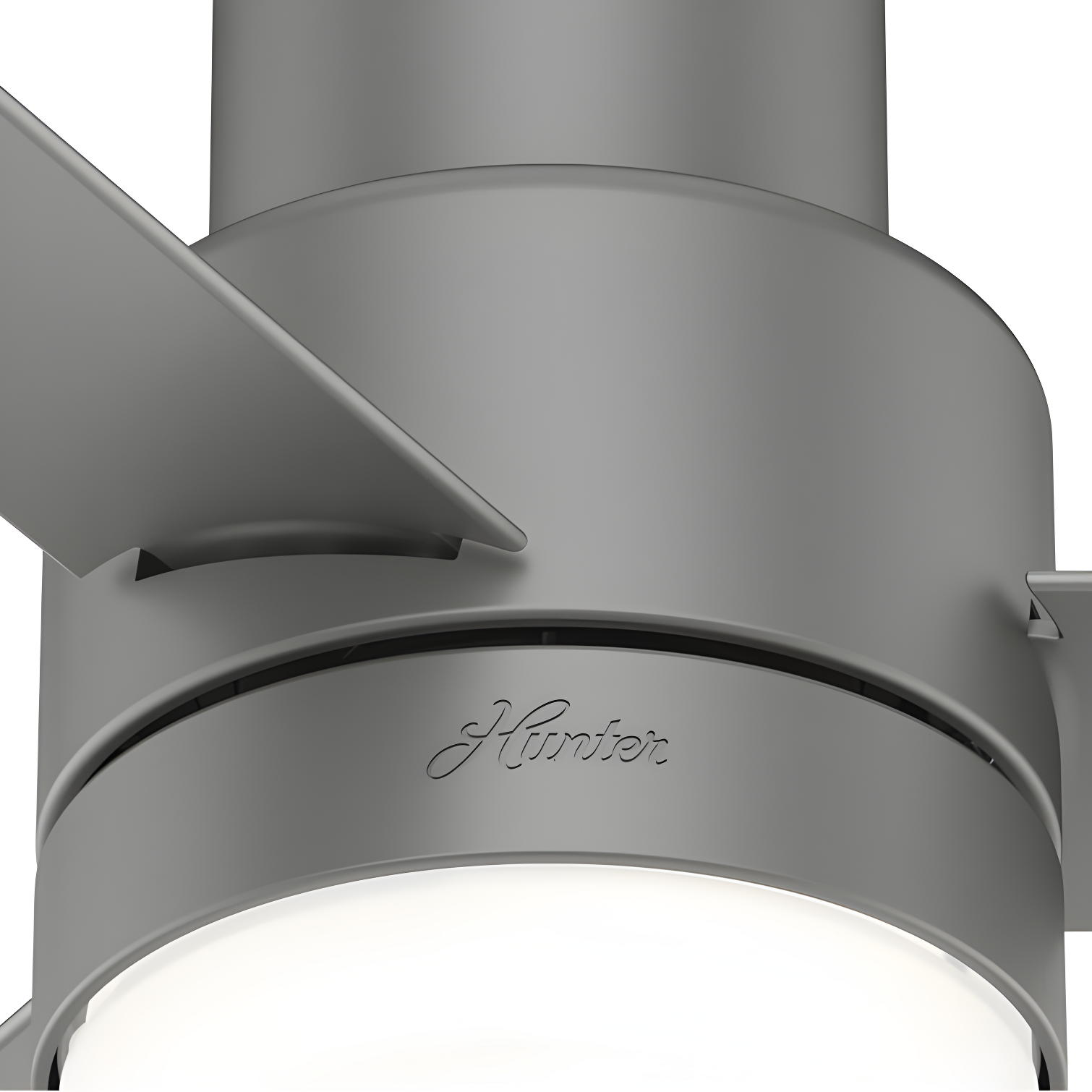 Hunter Fan 44" Gilmour 3 - Blade Outdoor Flush Mount Ceiling Fan with Remote Control and Light Kit Included