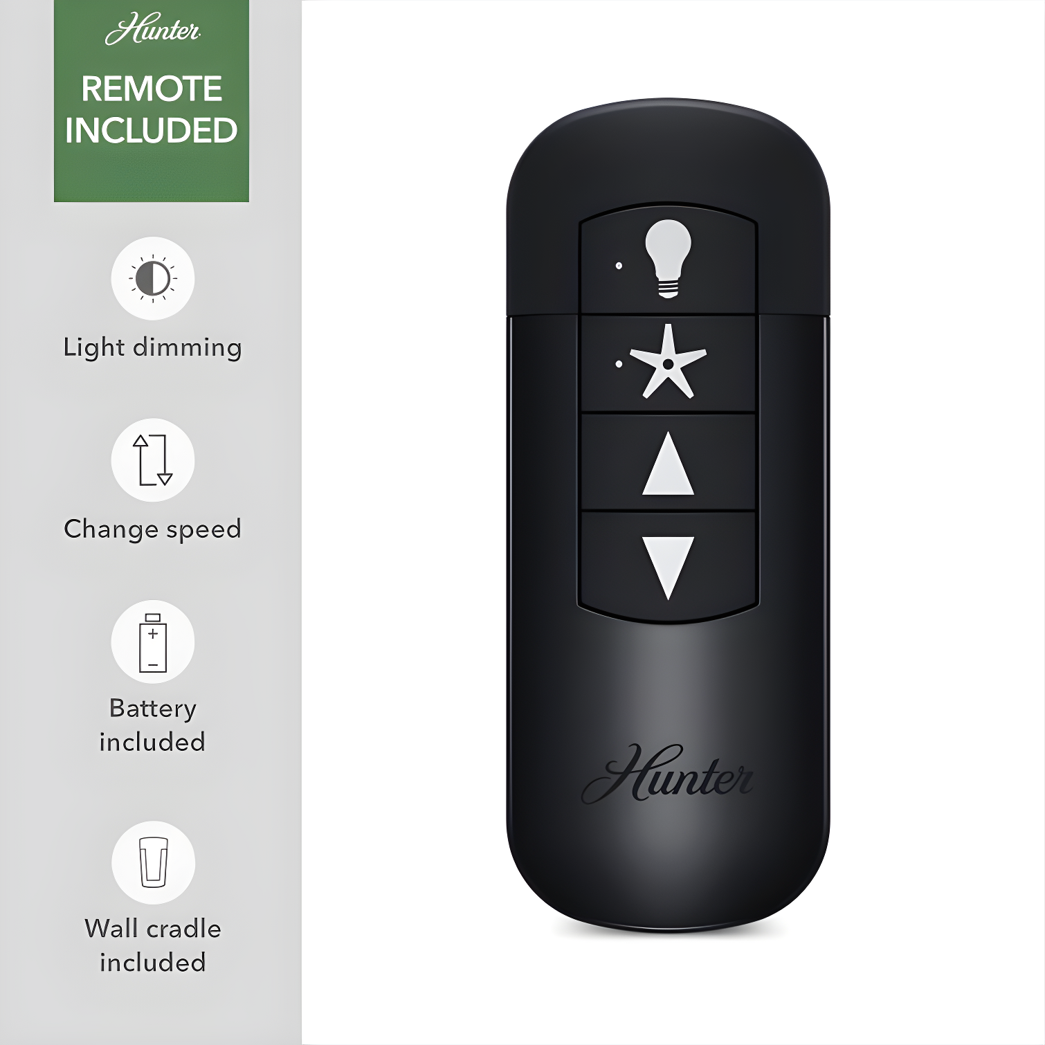 Hunter Fan 44" Gilmour 3 - Blade Outdoor Flush Mount Ceiling Fan with Remote Control and Light Kit Included