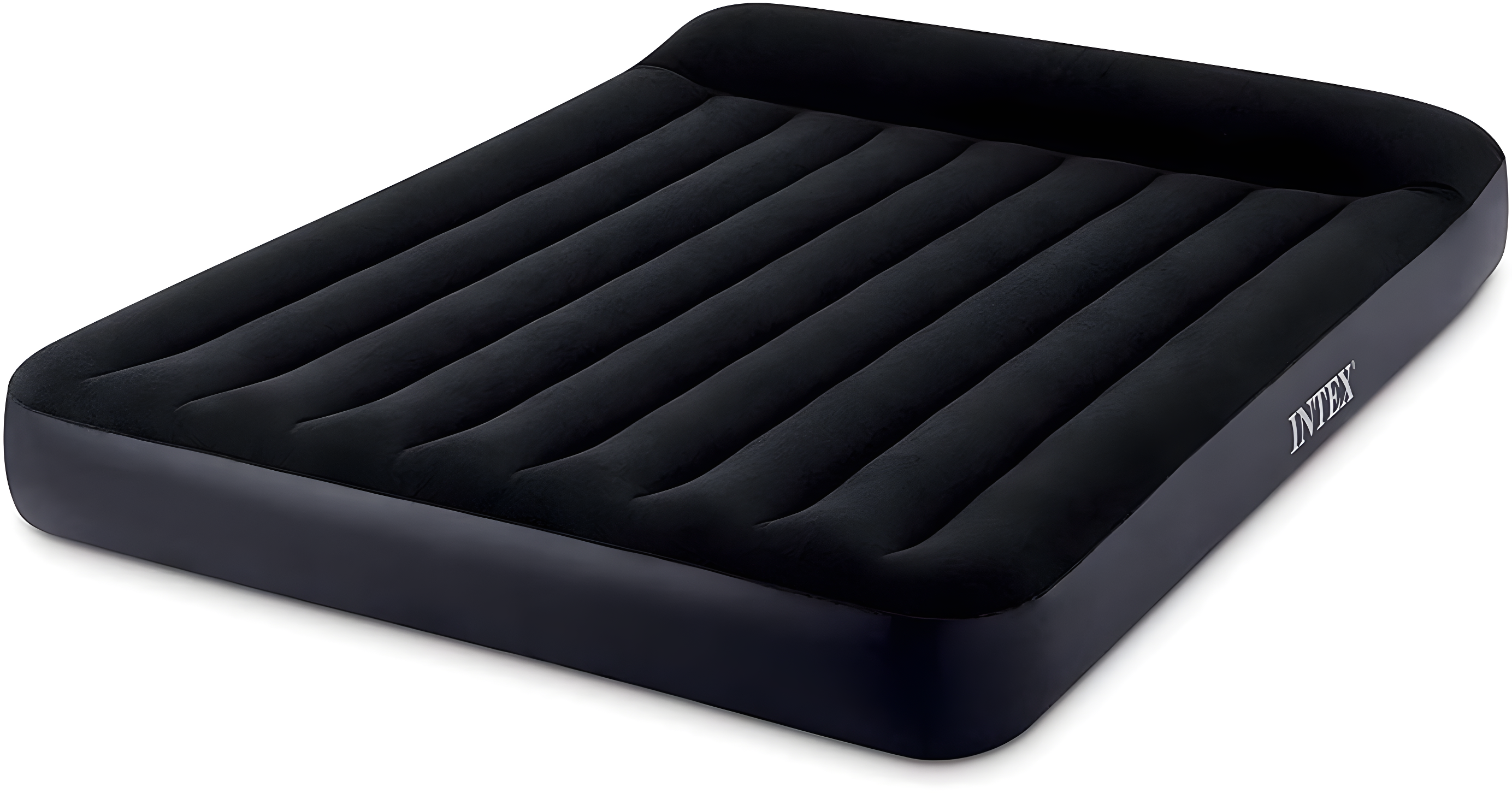 Intex Dura Pillow Rest Classic Blow Up Mattress Air Bed with Built In Pump
