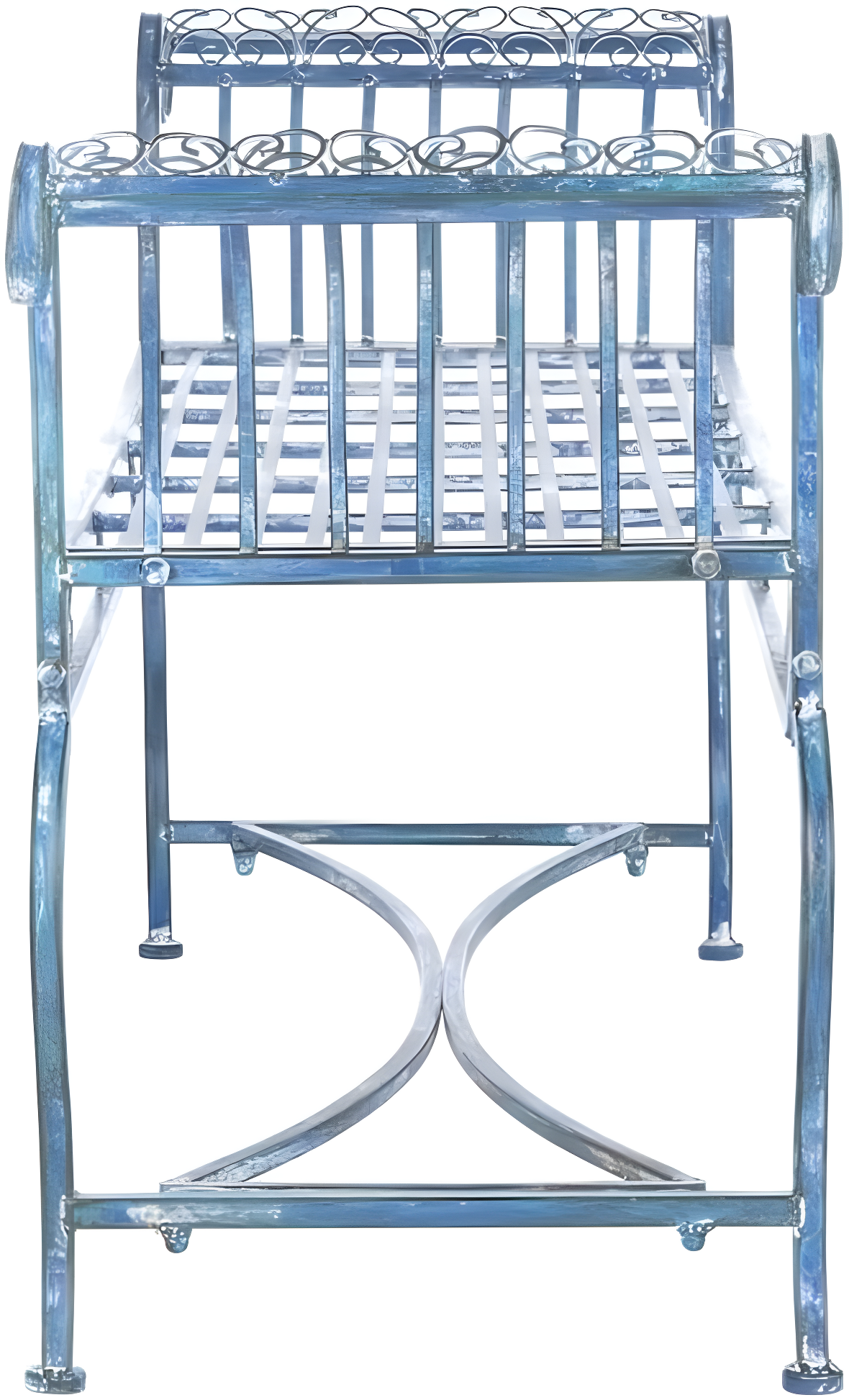 Brielle Bench - Outdoor - PAT5004 - Mossy Blue - Safavieh