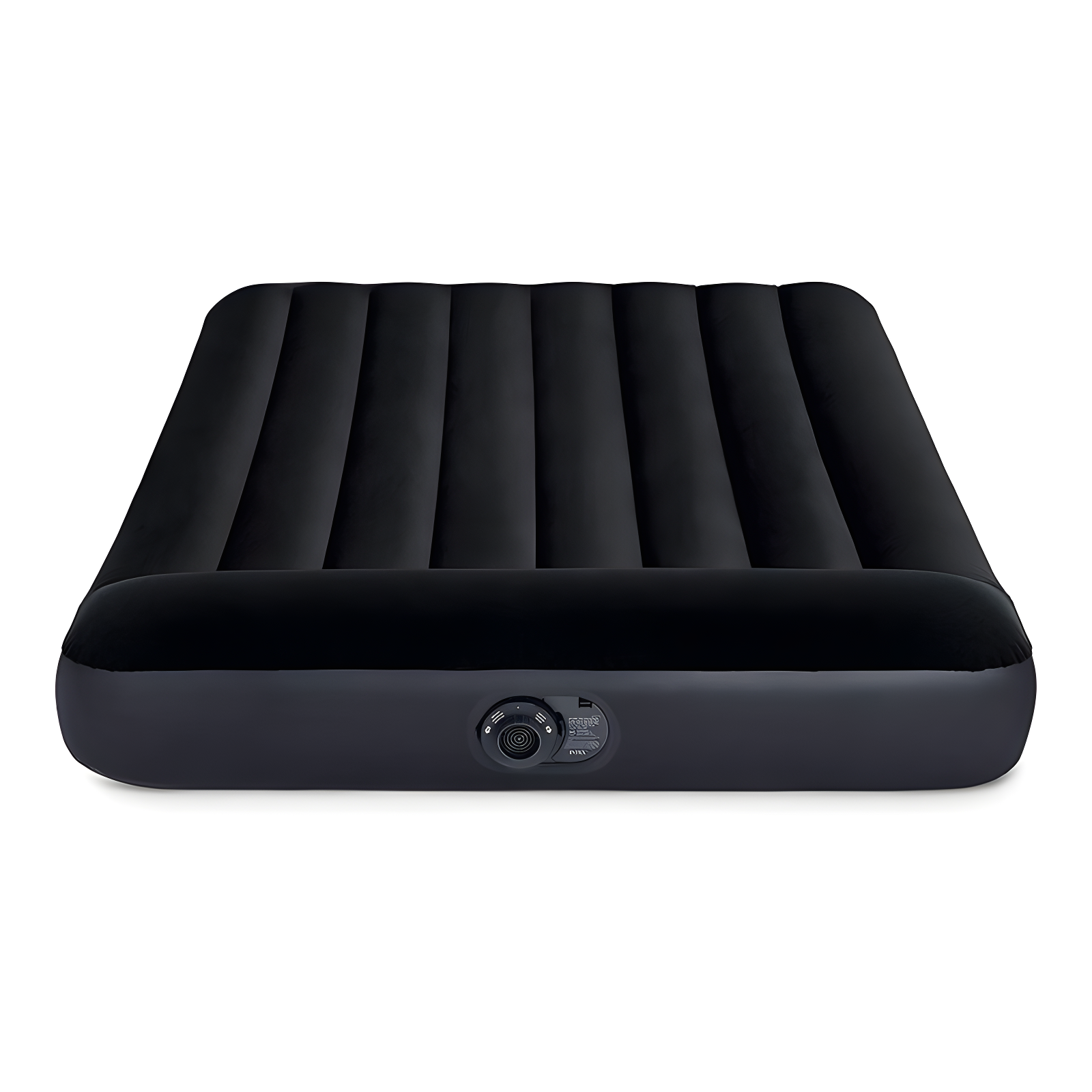Intex Dura Pillow Rest Classic Blow Up Mattress Air Bed with Built In Pump