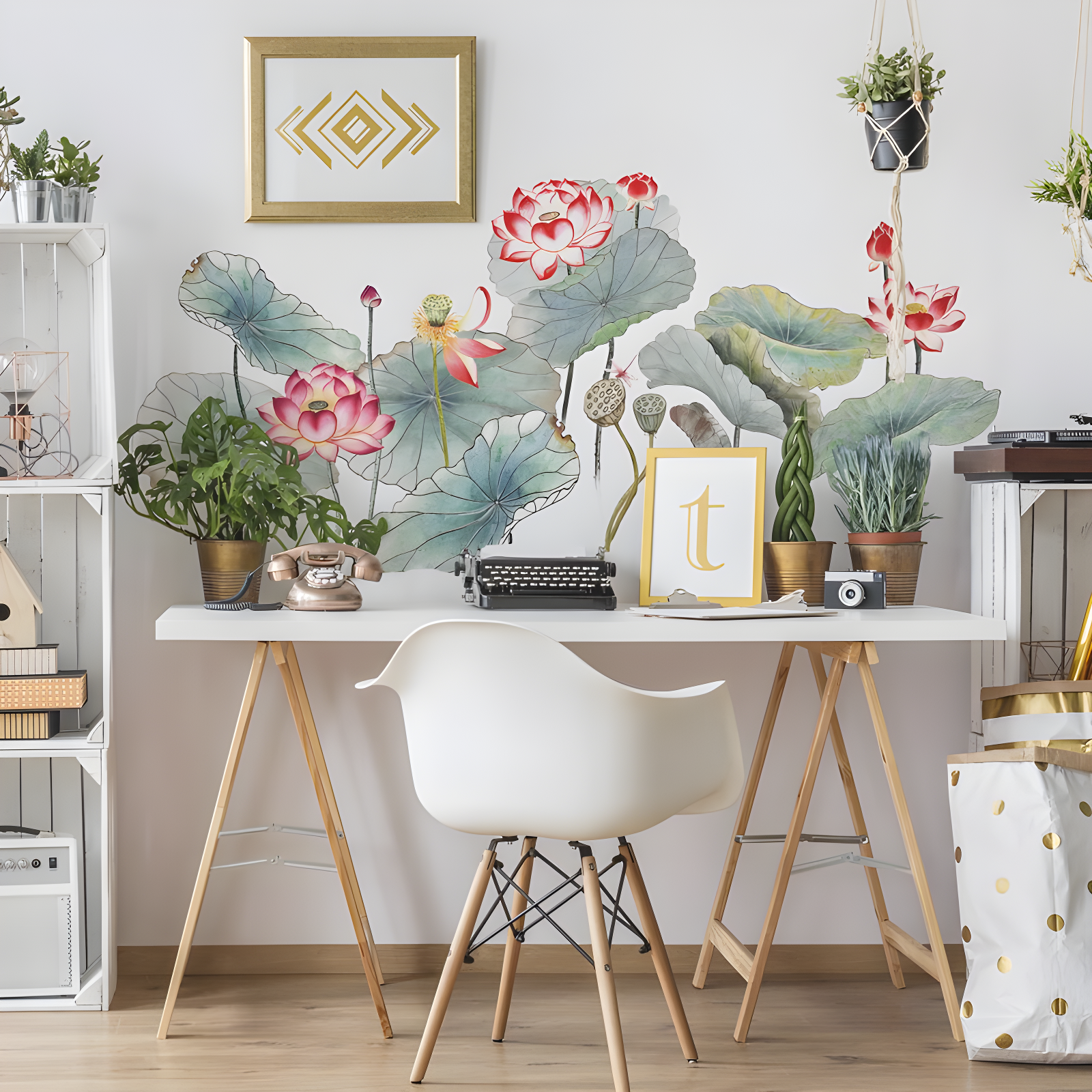 Room Mates Plants & Flowers Non-Wall Damaging Wall Decal