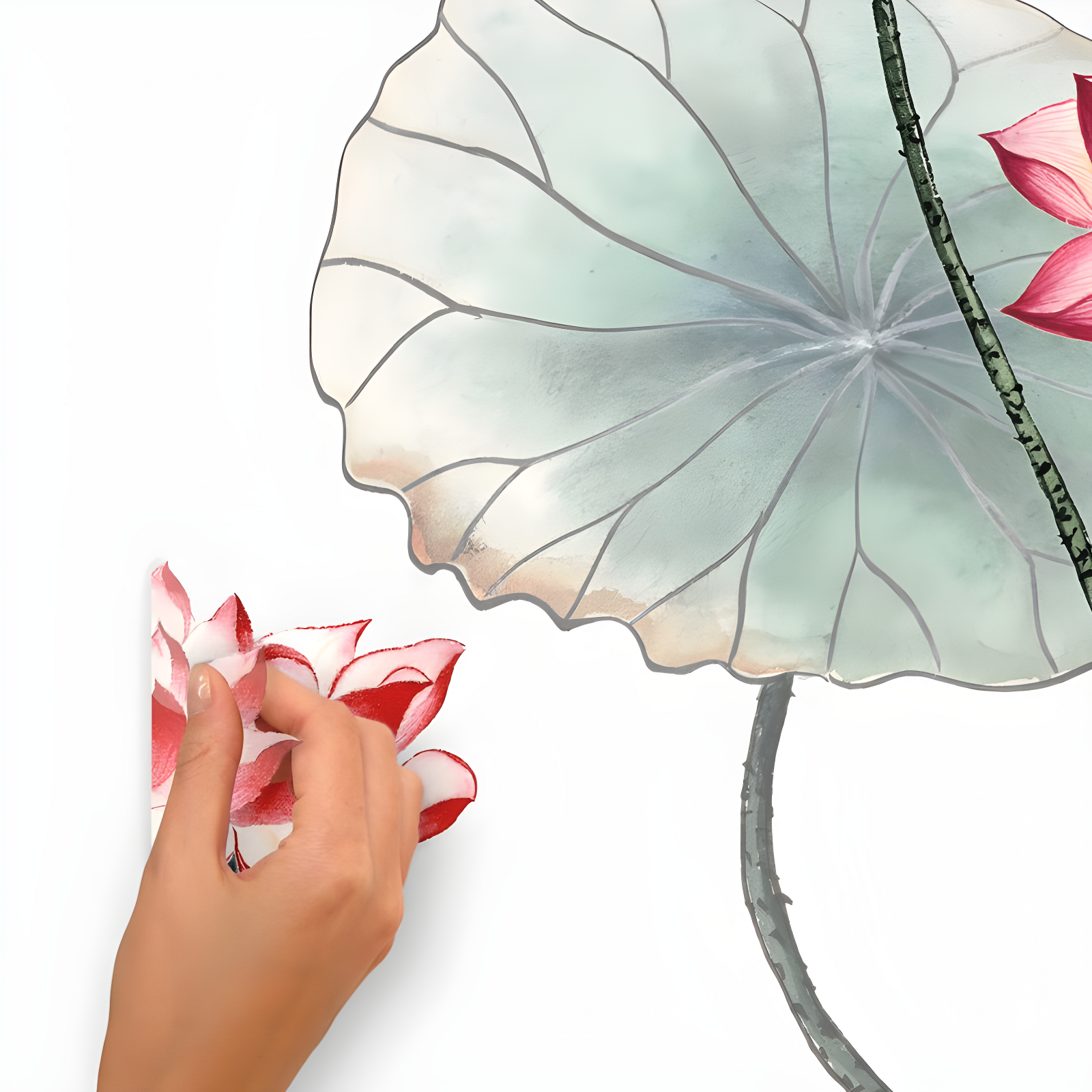 Room Mates Plants & Flowers Non-Wall Damaging Wall Decal