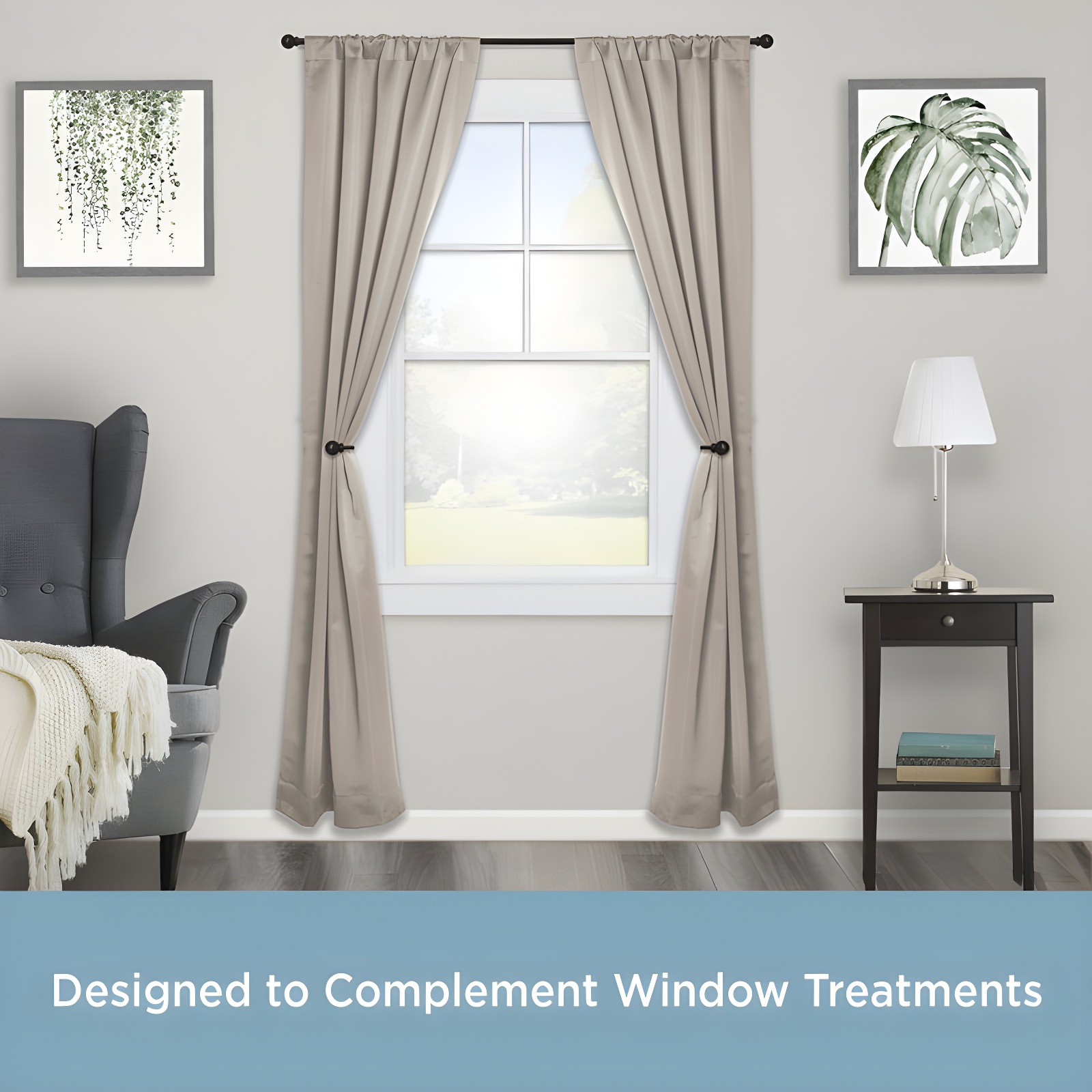 Kenney Kenney Decorative Ball Holdbacks For Curtains And Drapes (Set of 2)