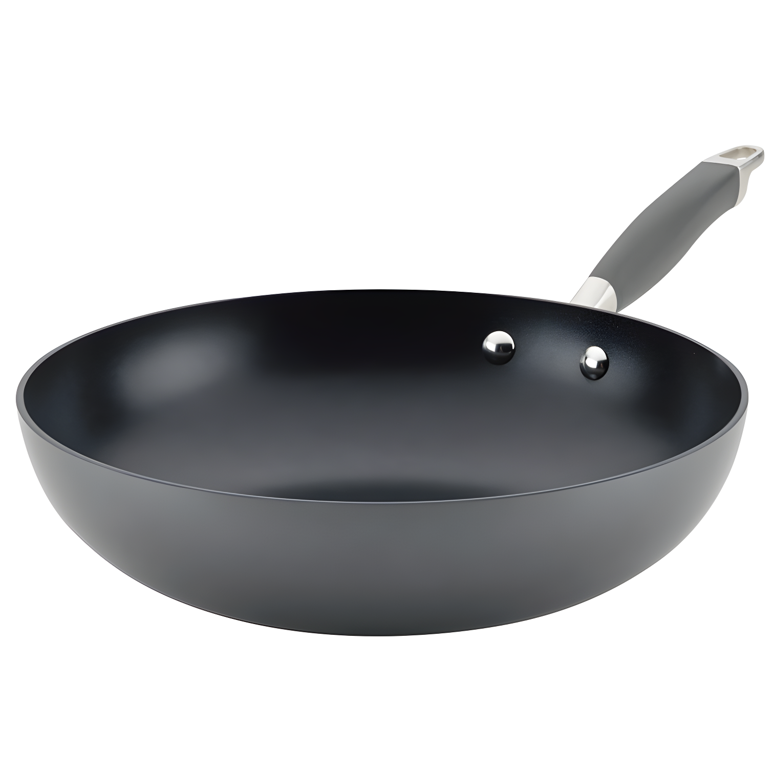 Anolon Anolon Advanced Home Hard Anodized Nonstick Stir Fry Pan / Wok, 12 Inch