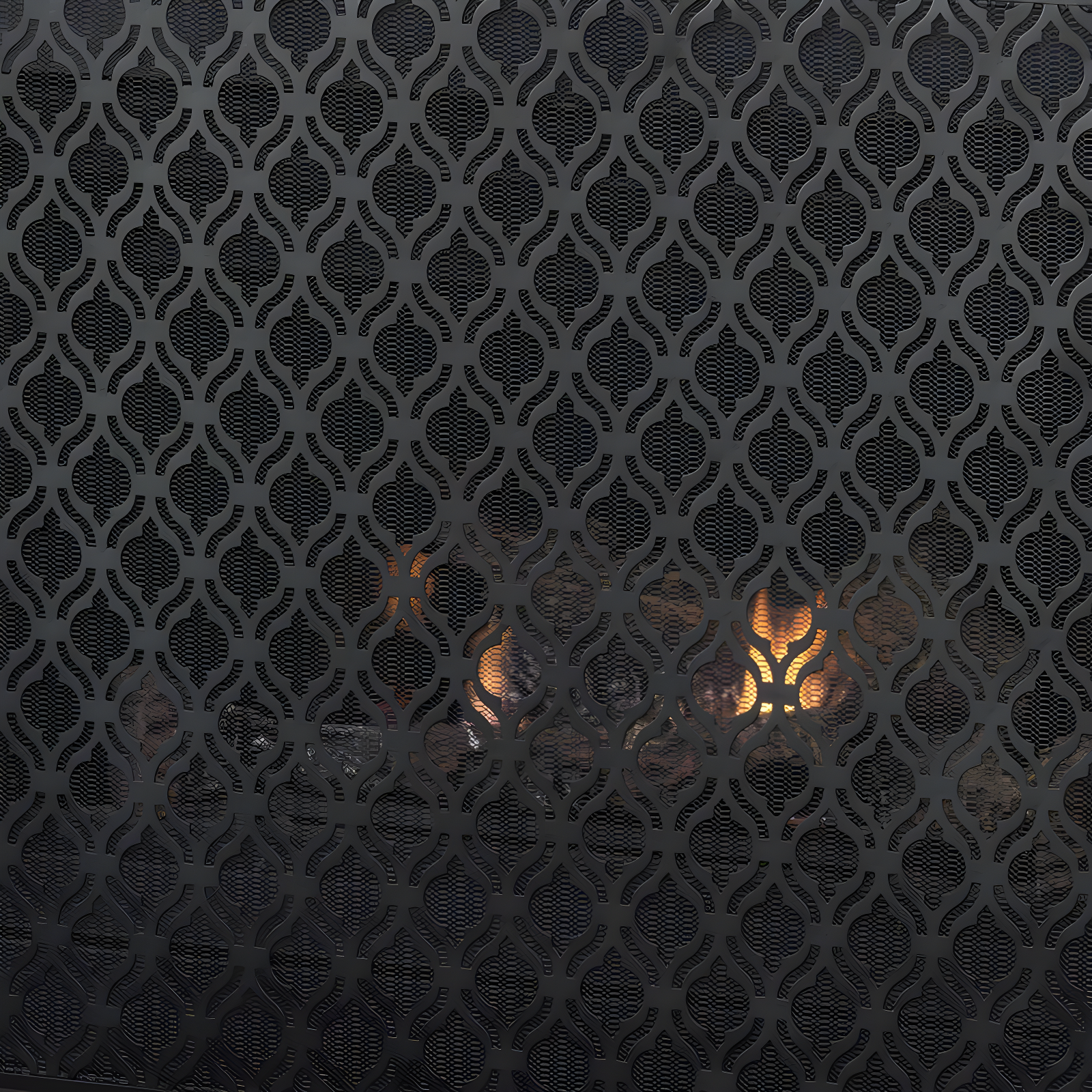 Fleur De Lis Living Tennison 1 Panel Iron Fireplace Screen