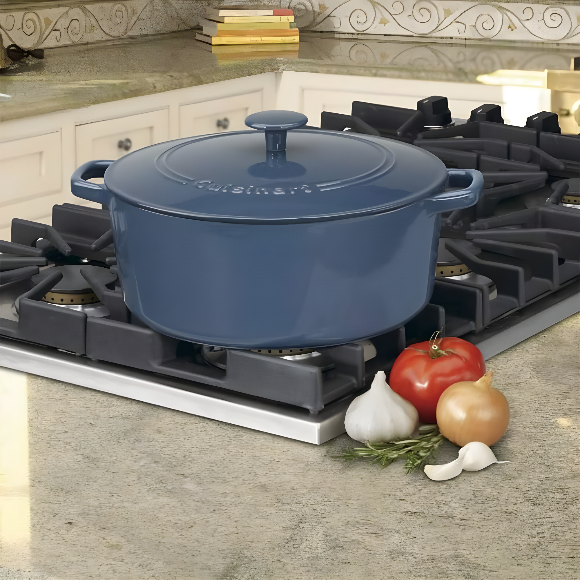 Cuisinart Cuisinart Chef’s Classic Enameled Cast Iron Round Dutch Oven with Lid
