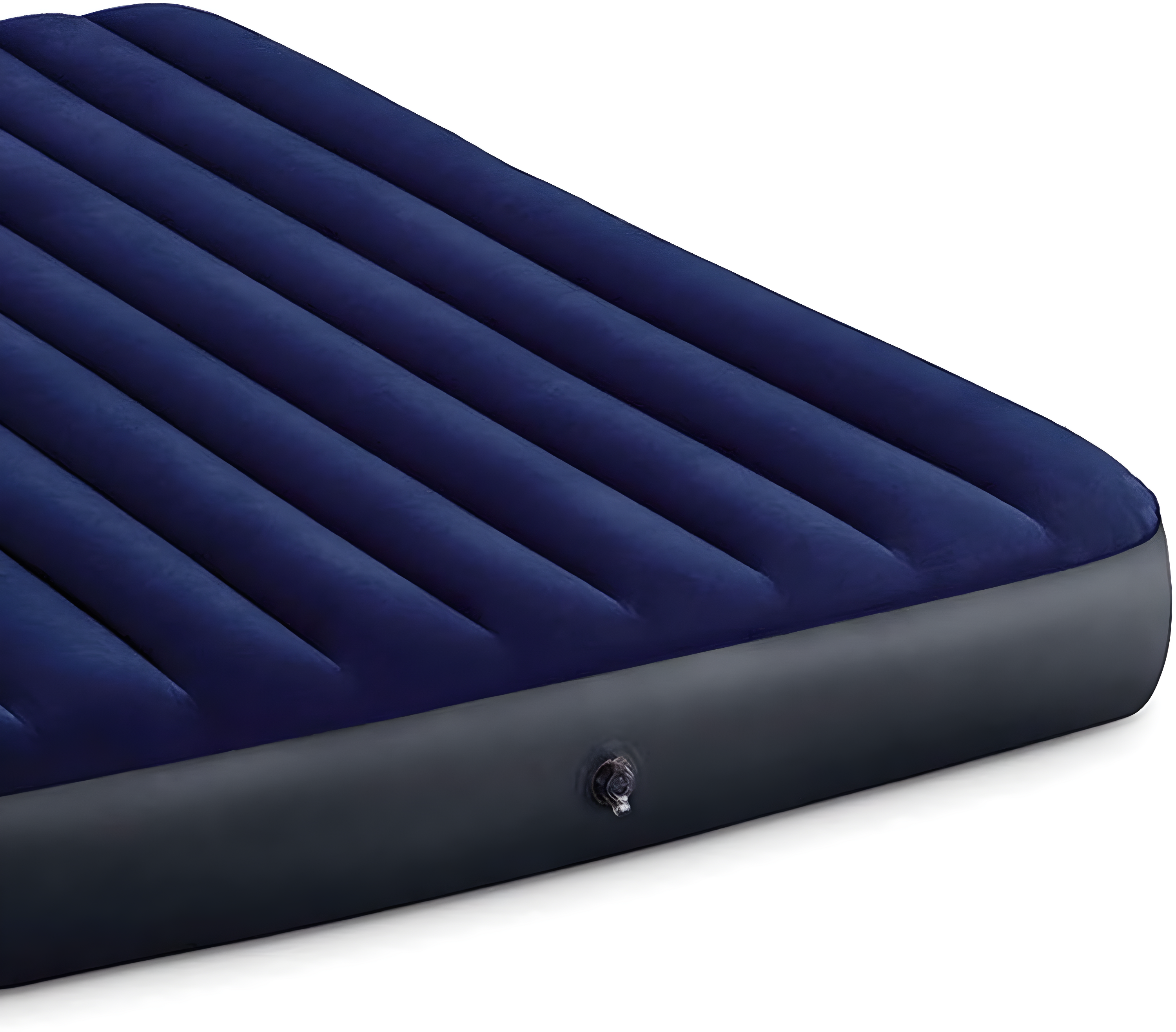 Intex 80 x 60 x 10 Inch Dura-Beam Fiber-Tech Vinyl Standard Downy Air Mattress with Plush Top and 2-in-1 Valve, Queen (Pump Not Included)