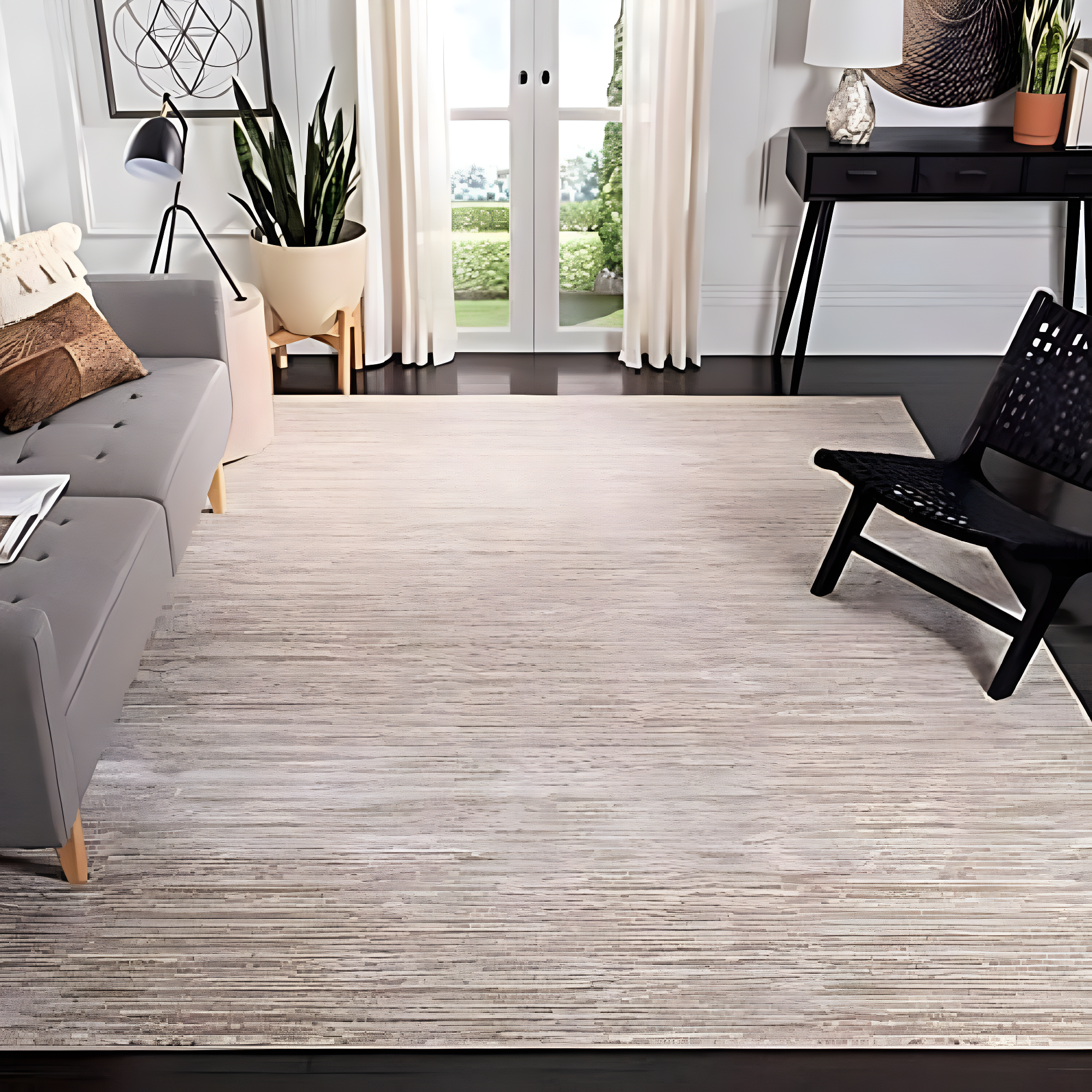 Vision VSN606 Power Loomed Indoor Area Rug - Creme - 8'x10' - Safavieh.