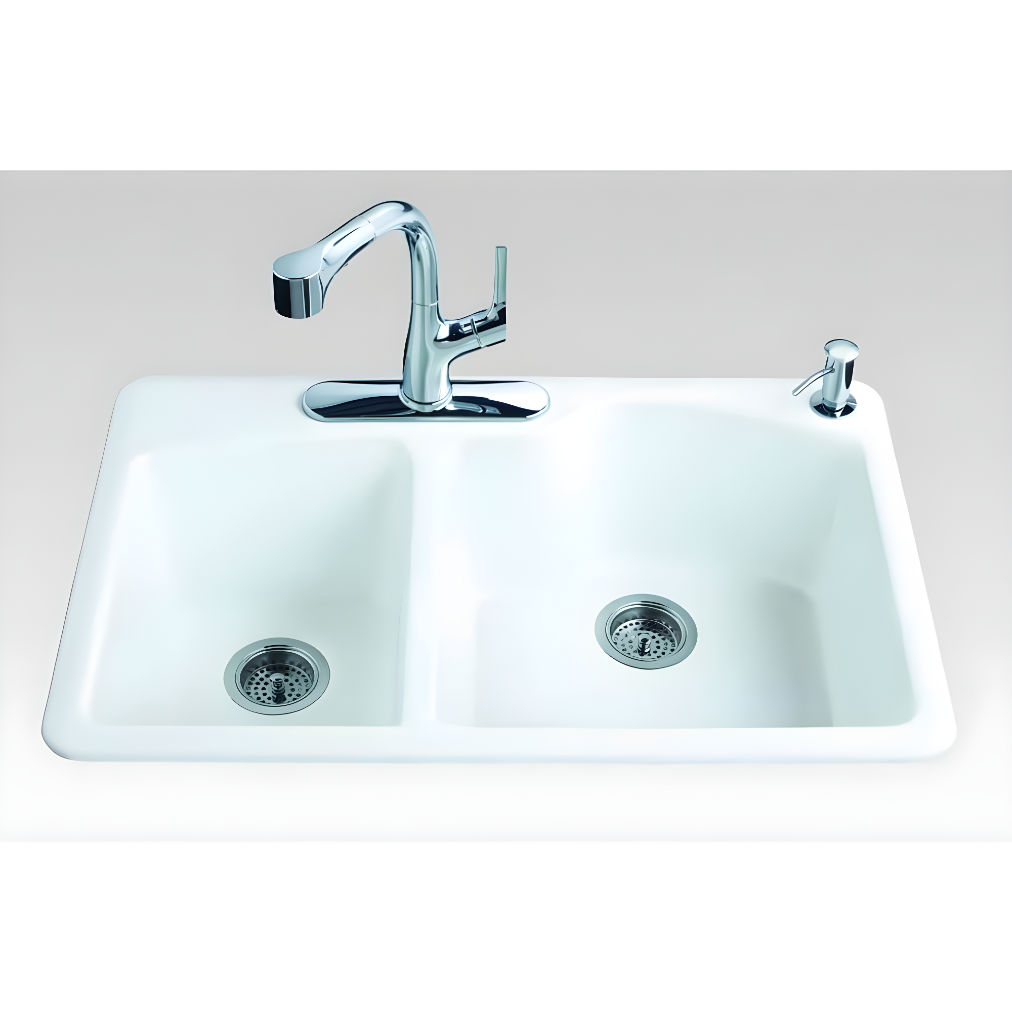 Contemporary Design Refillable Soap Dispenser, Lotion Dispenser for Bathroom or Kitchen