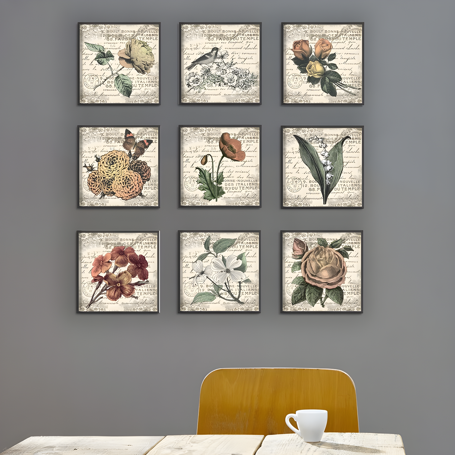 Ophelia & Co. Firebaugh " French Botanical Illustrations " by In House Art 9 - Pieces