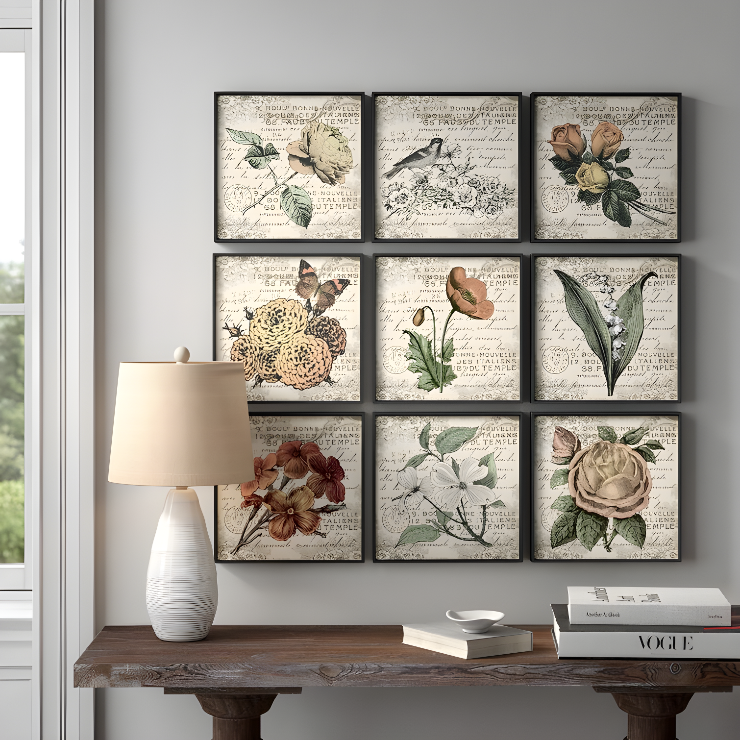 Ophelia & Co. Firebaugh " French Botanical Illustrations " by In House Art 9 - Pieces