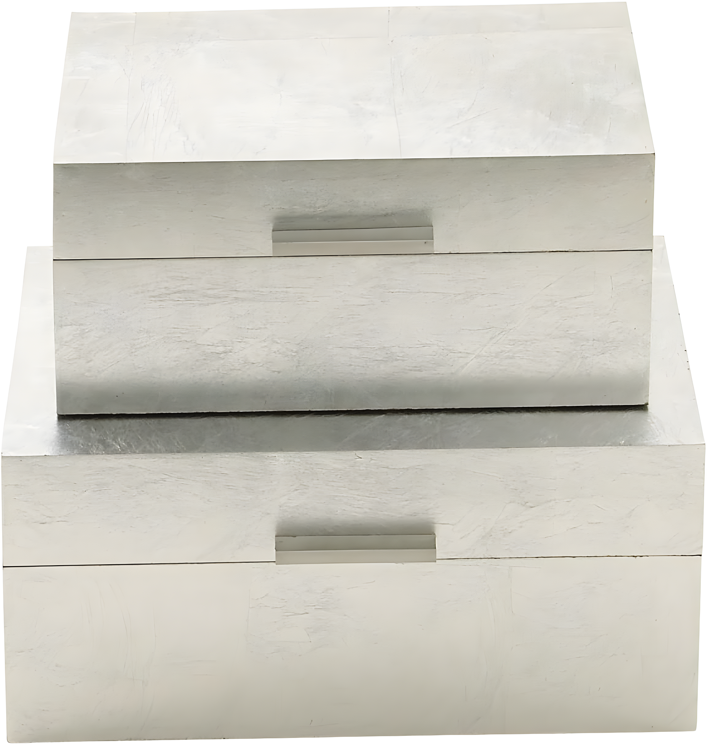 CosmoLiving by Cosmopolitan Wooden Decorative Box with Textured Foiled Exterior Set